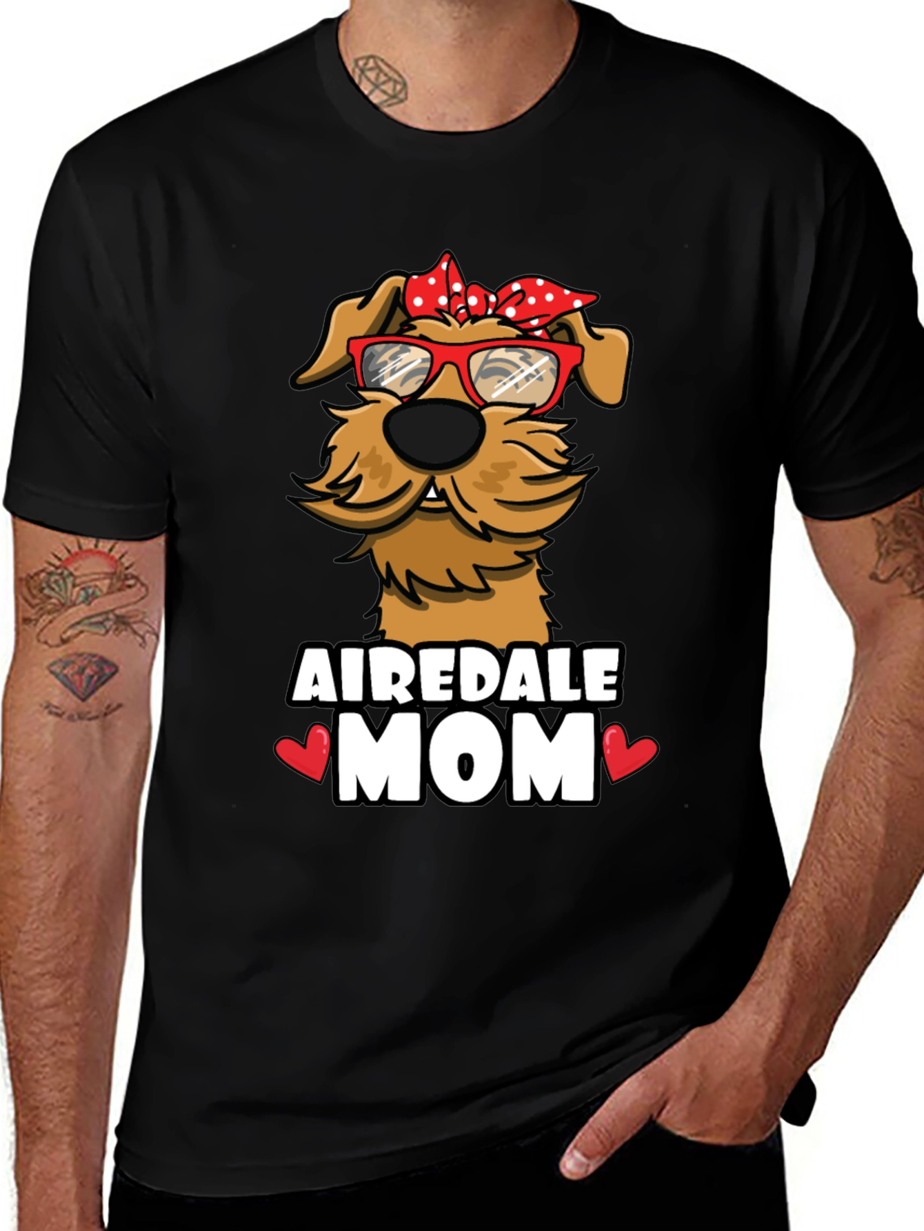 Airedale Mom Graphic Tee