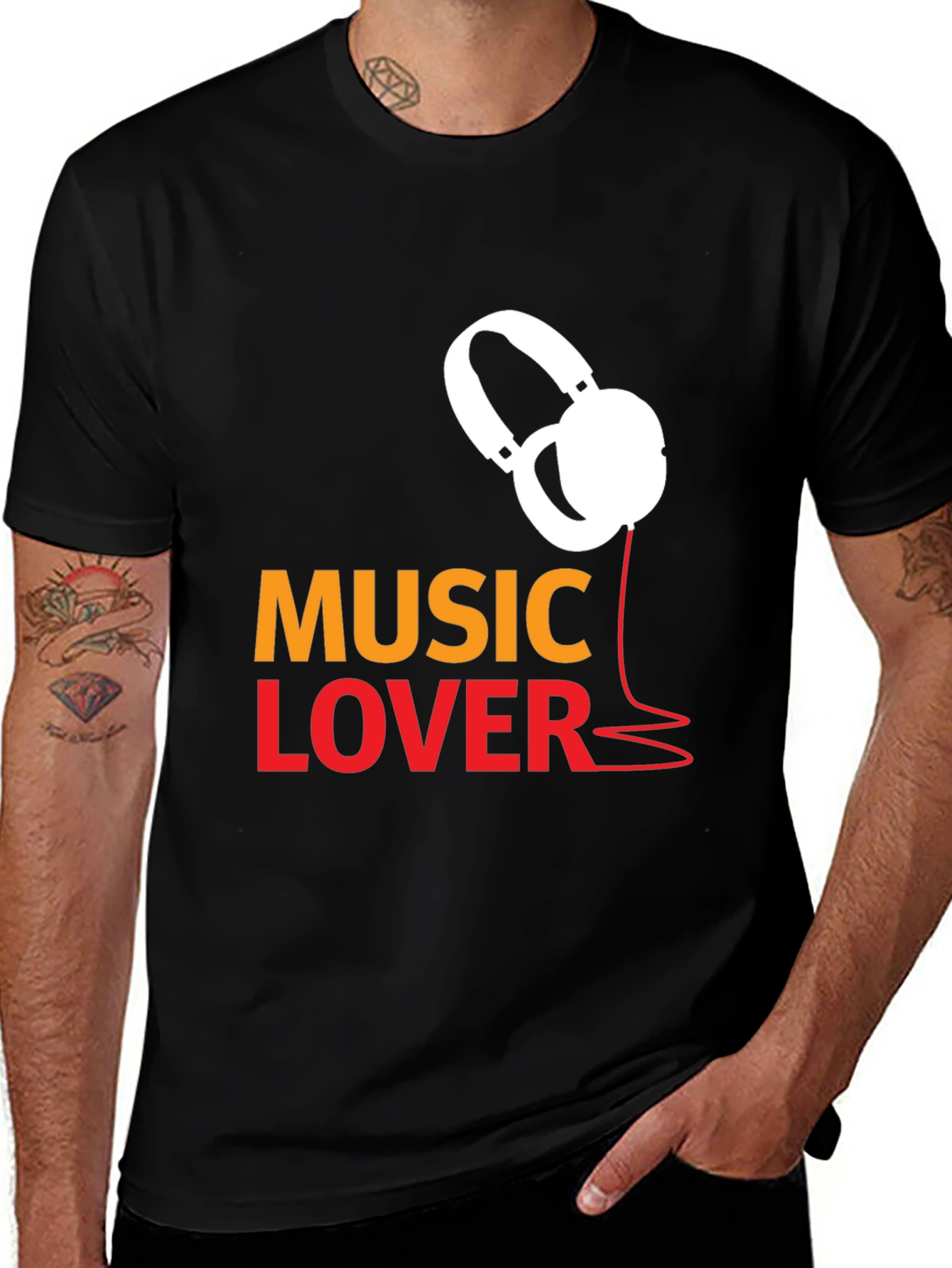 Variant 17 of Music Lover T-Shirt - Stylish Graphic Tee