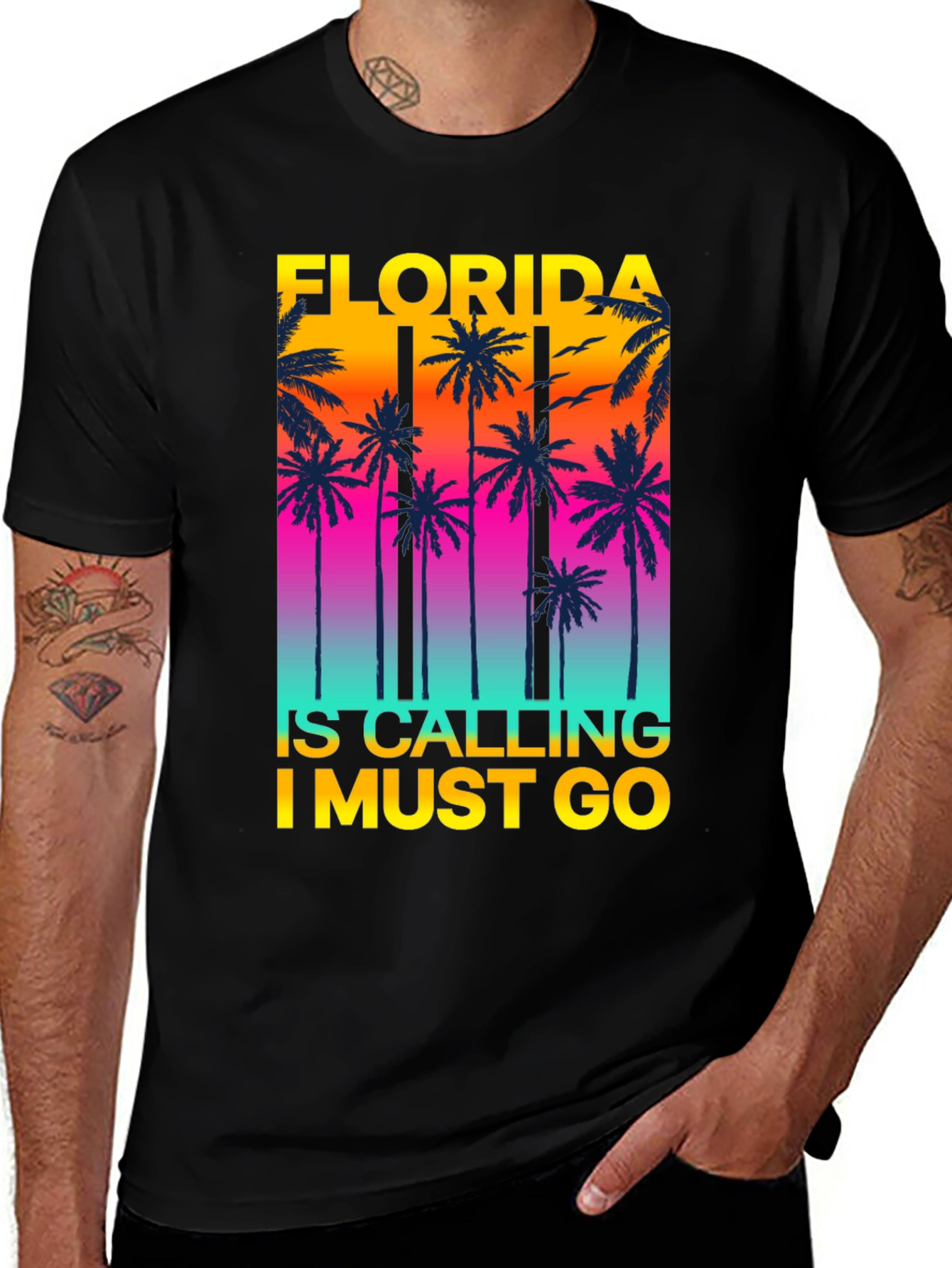Florida Calling T-Shirt Palm Tree Graphic