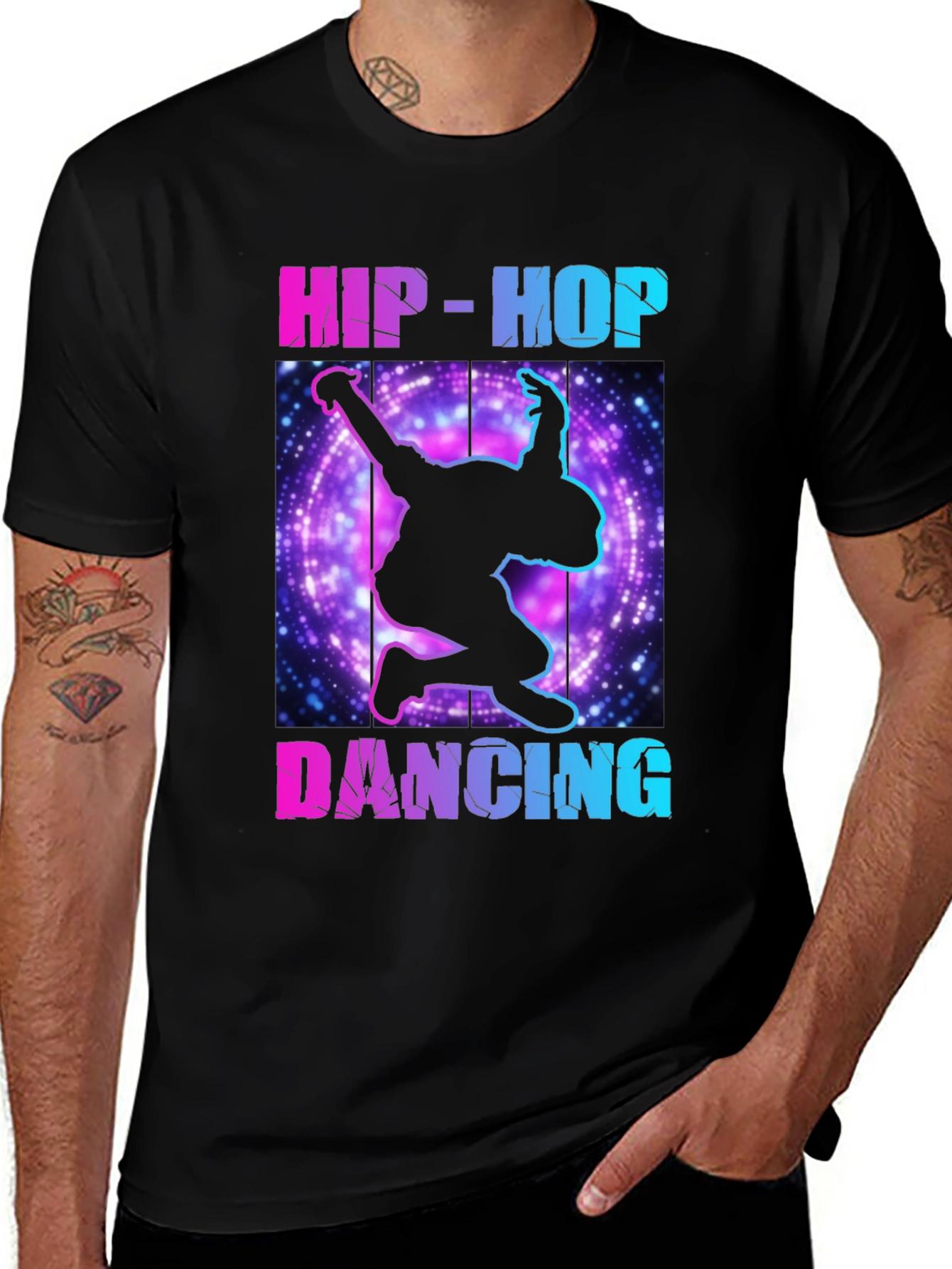 Hip-Hop Dancing T-Shirt - Stylish Graphic Tee