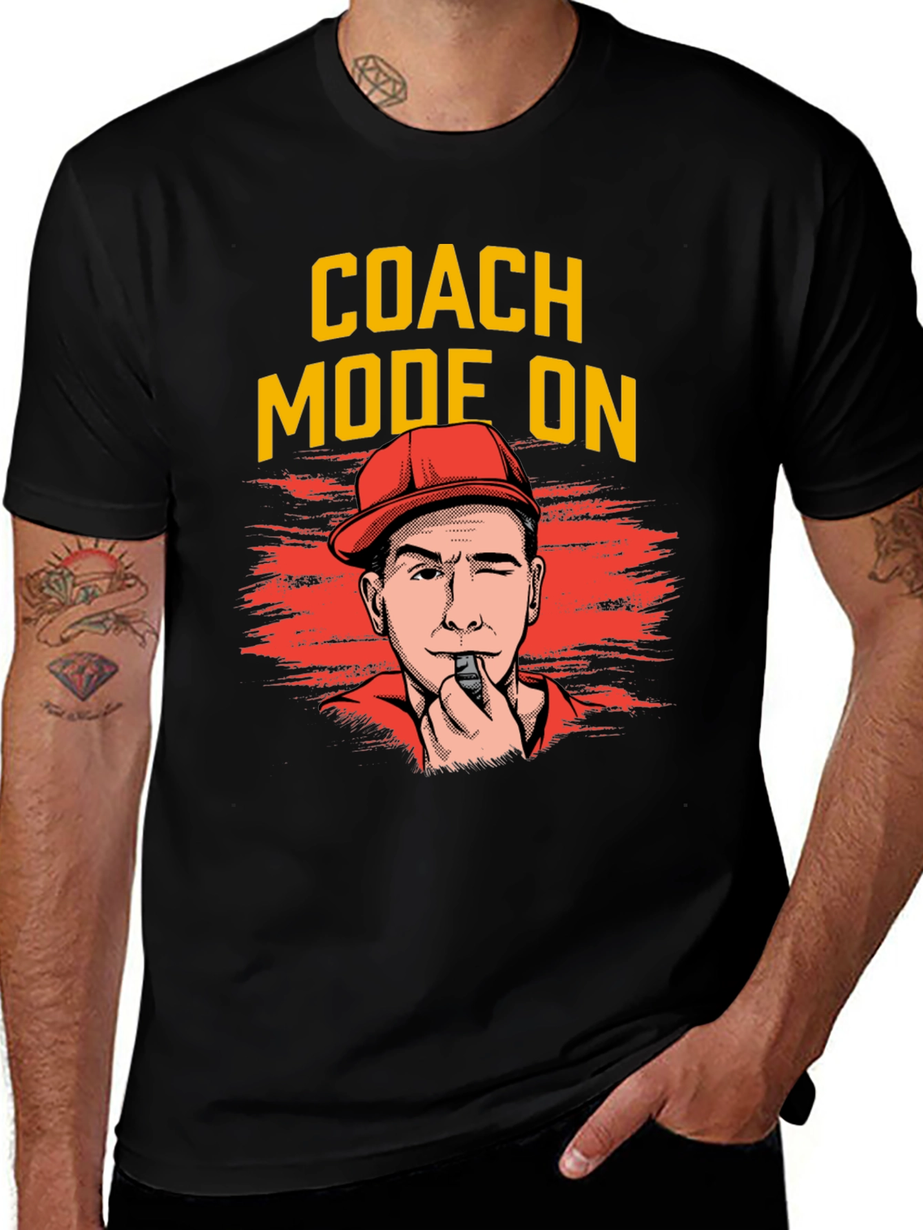Variant 29 of Coach Mode On Graphic T-Shirt
