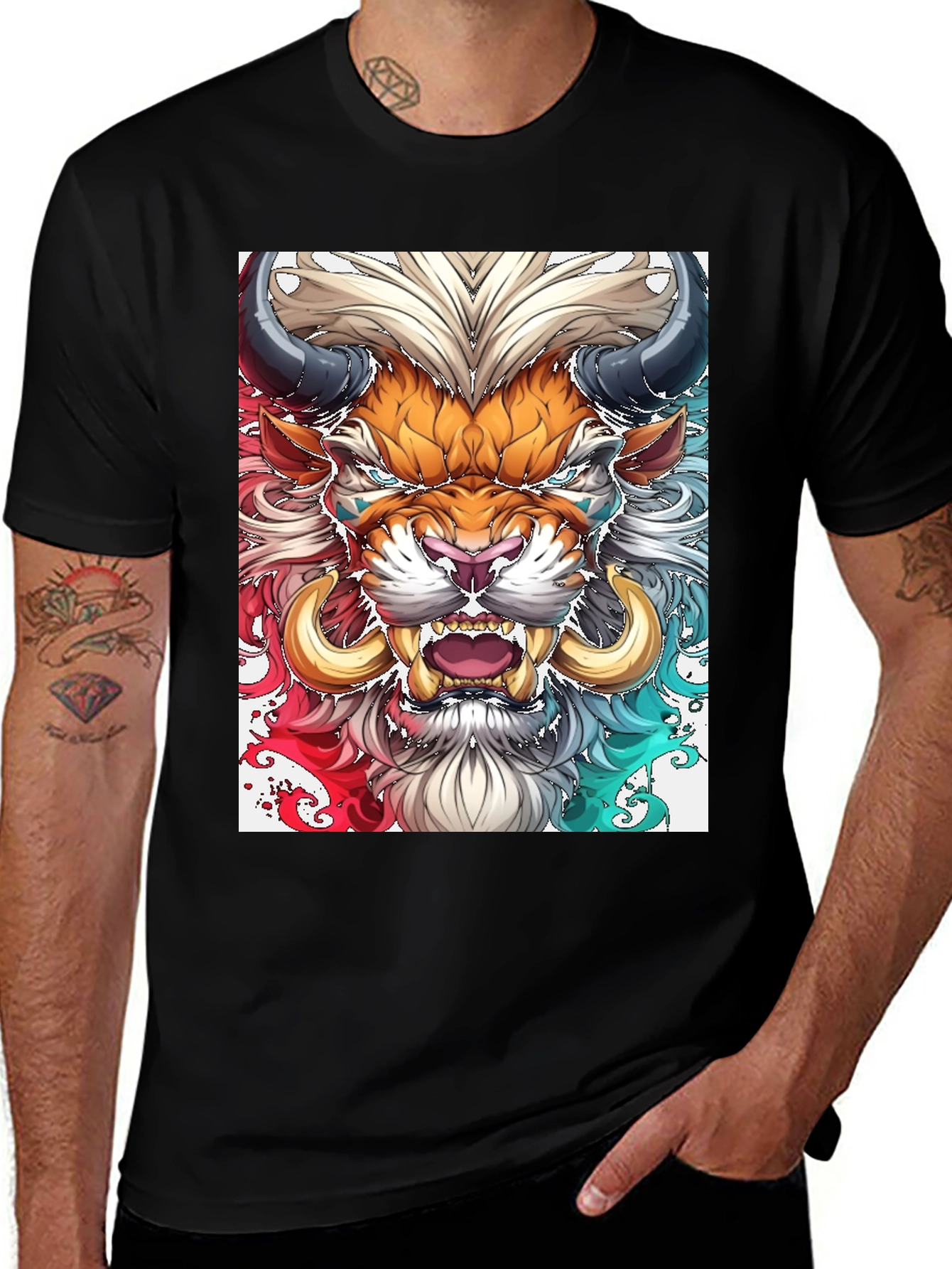 Variant 2 of Monster Graphic Tee - Bold & Unique Design