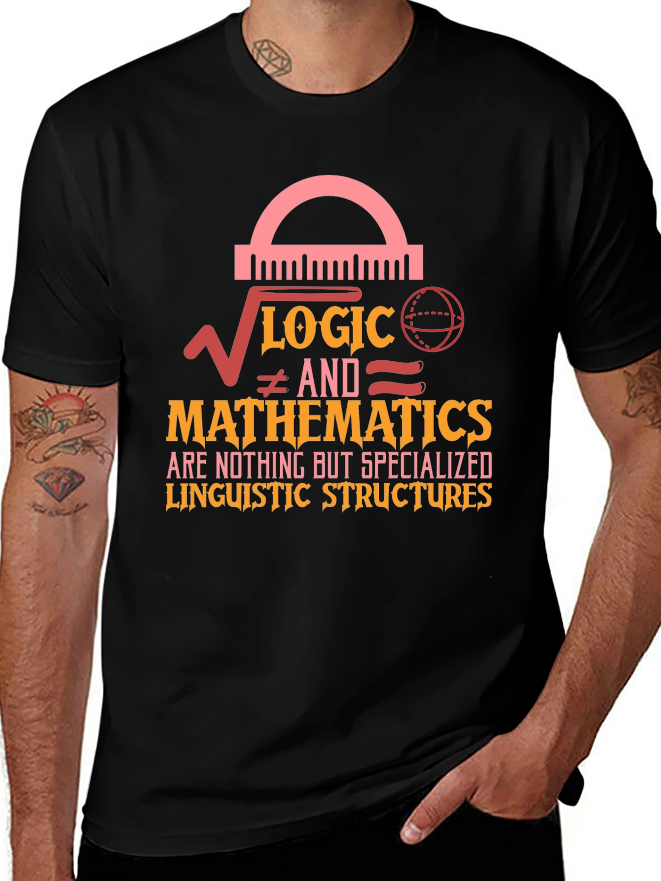 Logic & Math Linguistic Structure Graphic Tee