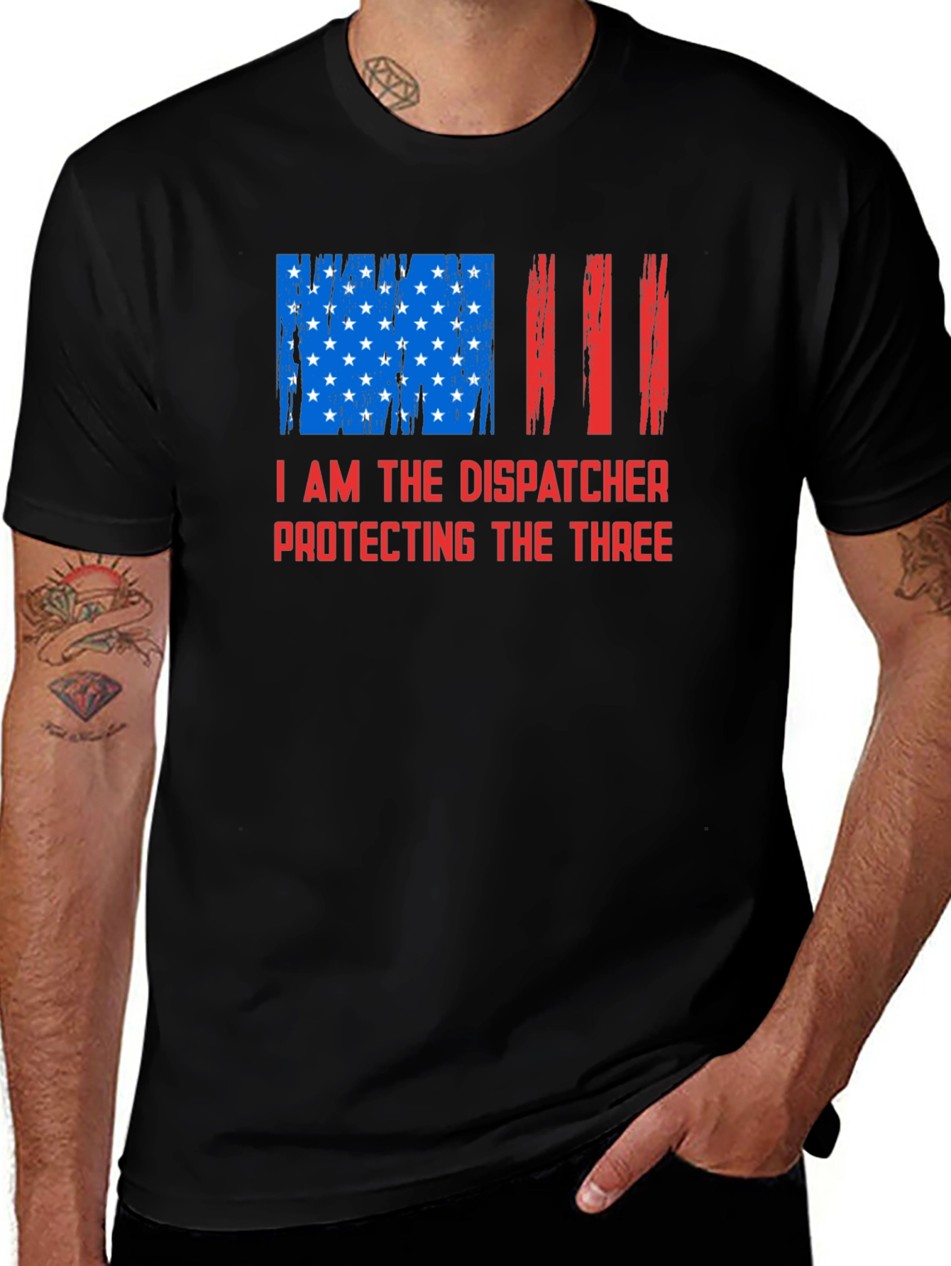 Variant 2 of Dispatcher Protecting The Three Graphic T-Shirt