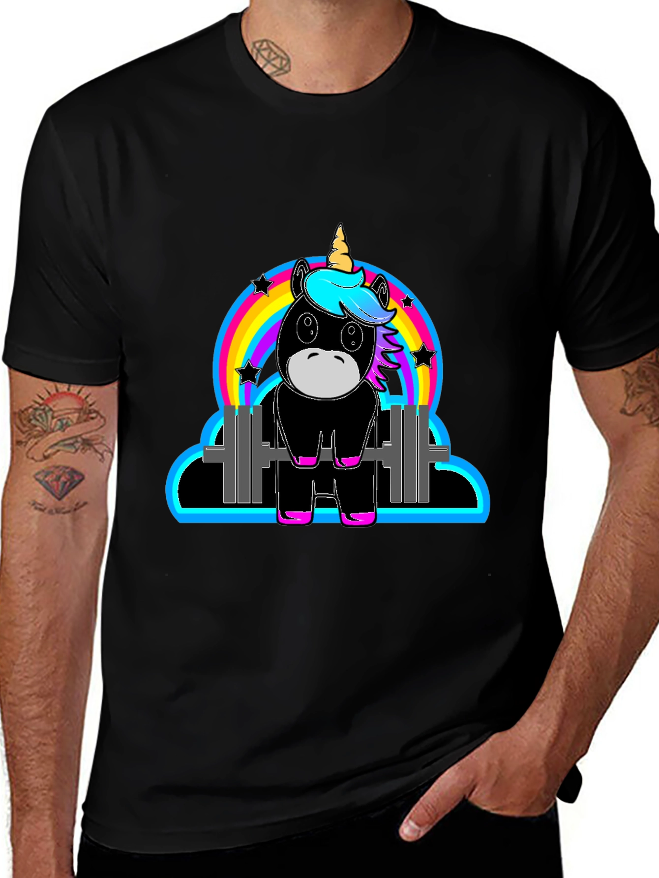 Variant 20 of Unicorn Gym Workout T-Shirt