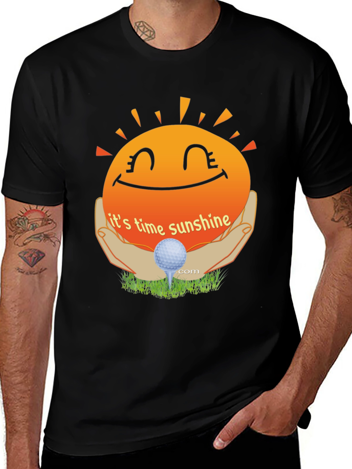 Variant 20 of It's Time Sunshine T-Shirt - Golf Tee