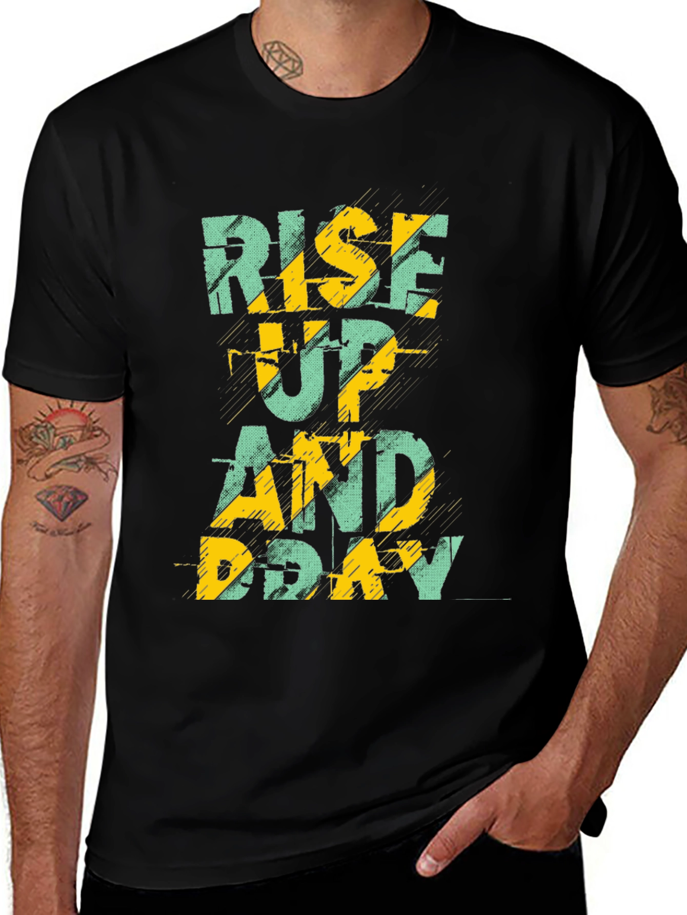 Variant 24 of Rise Up And Pray Graphic Tee