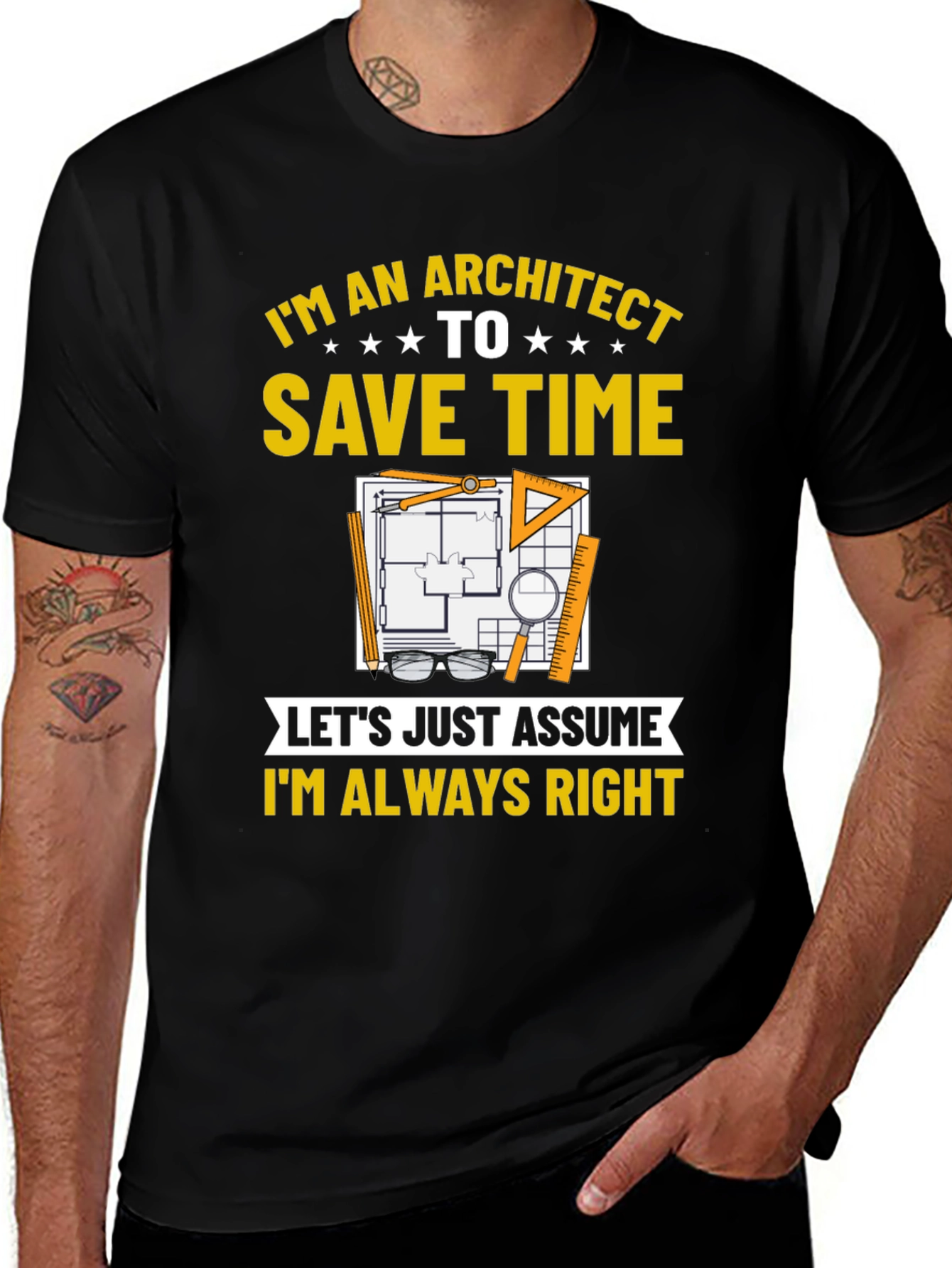 Variant 16 of Architect Always Right T-Shirt