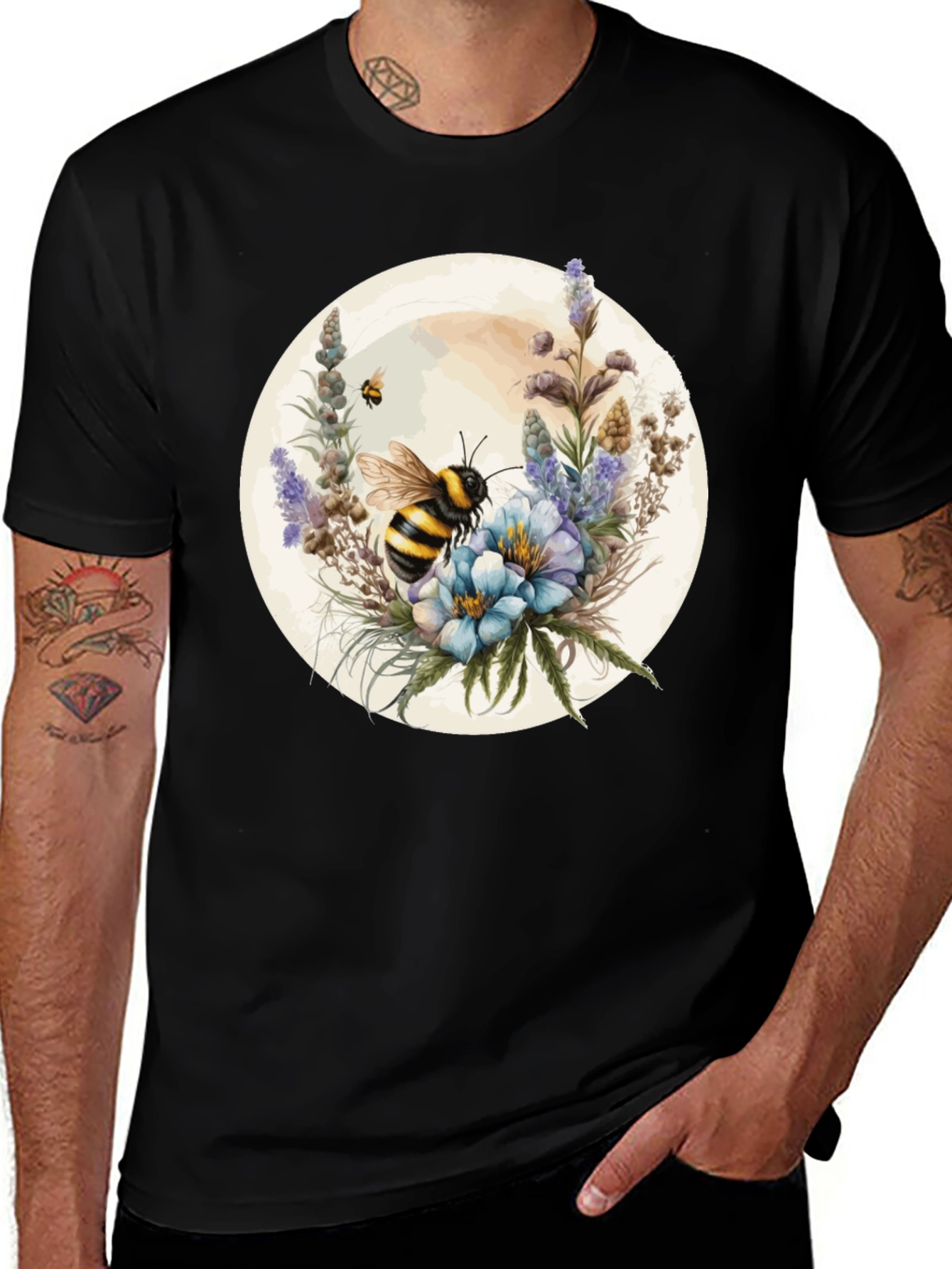 Variant 11 of Bumble Bee Floral T-Shirt