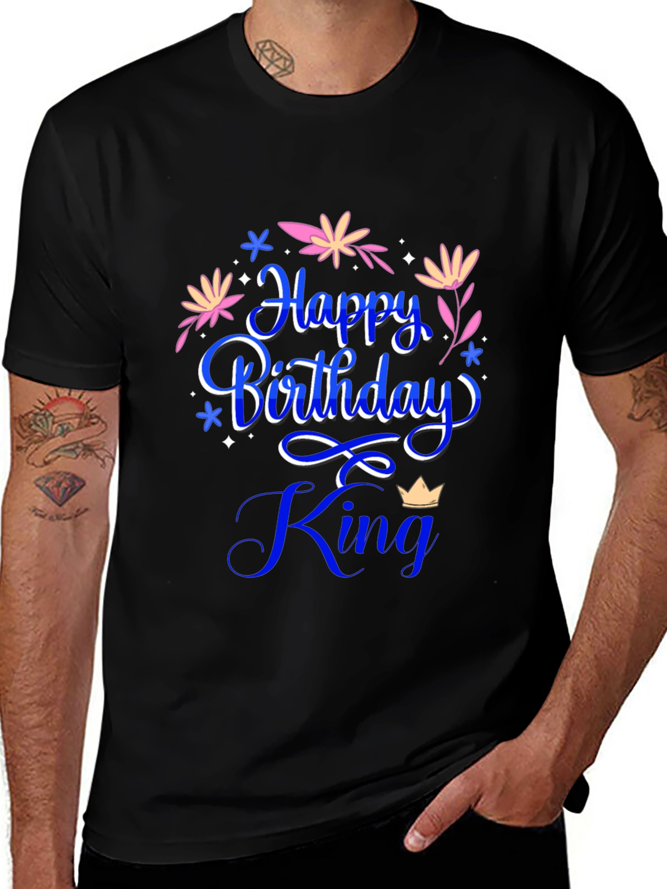 Variant 30 of Happy Birthday King Graphic T-Shirt