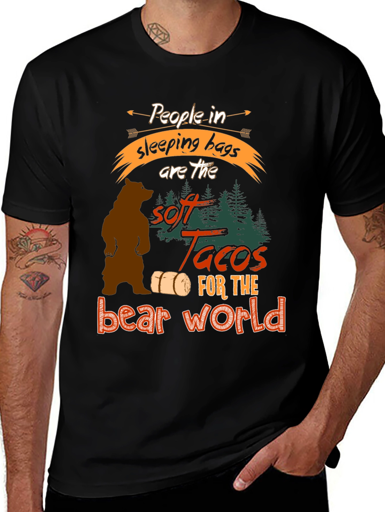 Variant 20 of Bear World T-Shirt, Camping Humor Tee