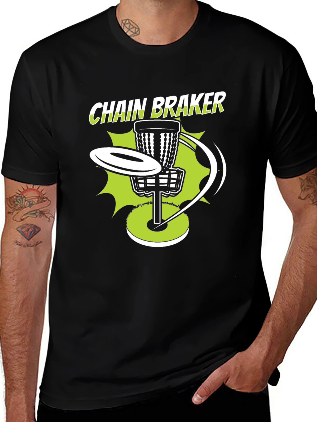Variant 10 of Chain Braker Disc Golf T-Shirt