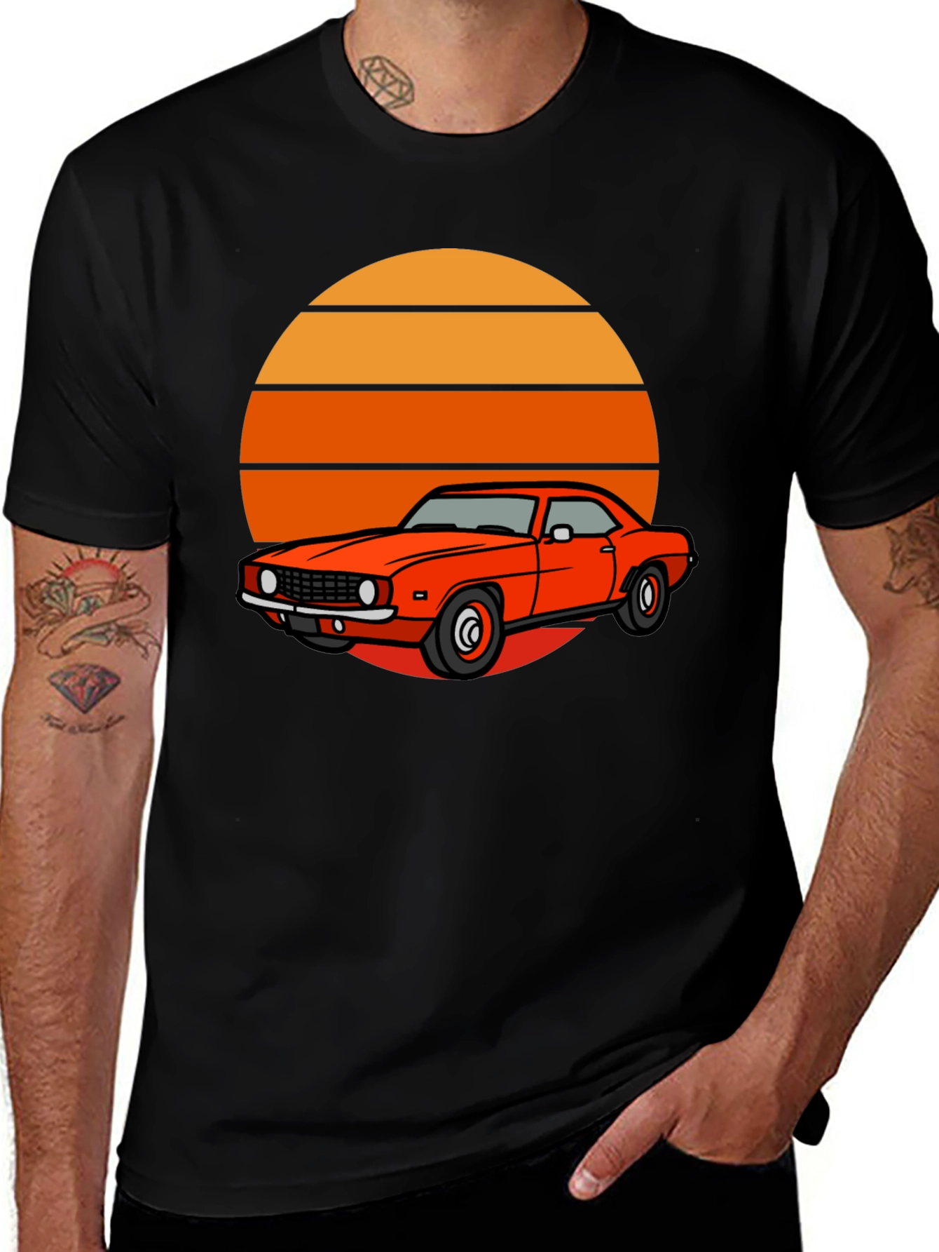 Variant 9 of Retro Car Graphic Tee - Vintage Style