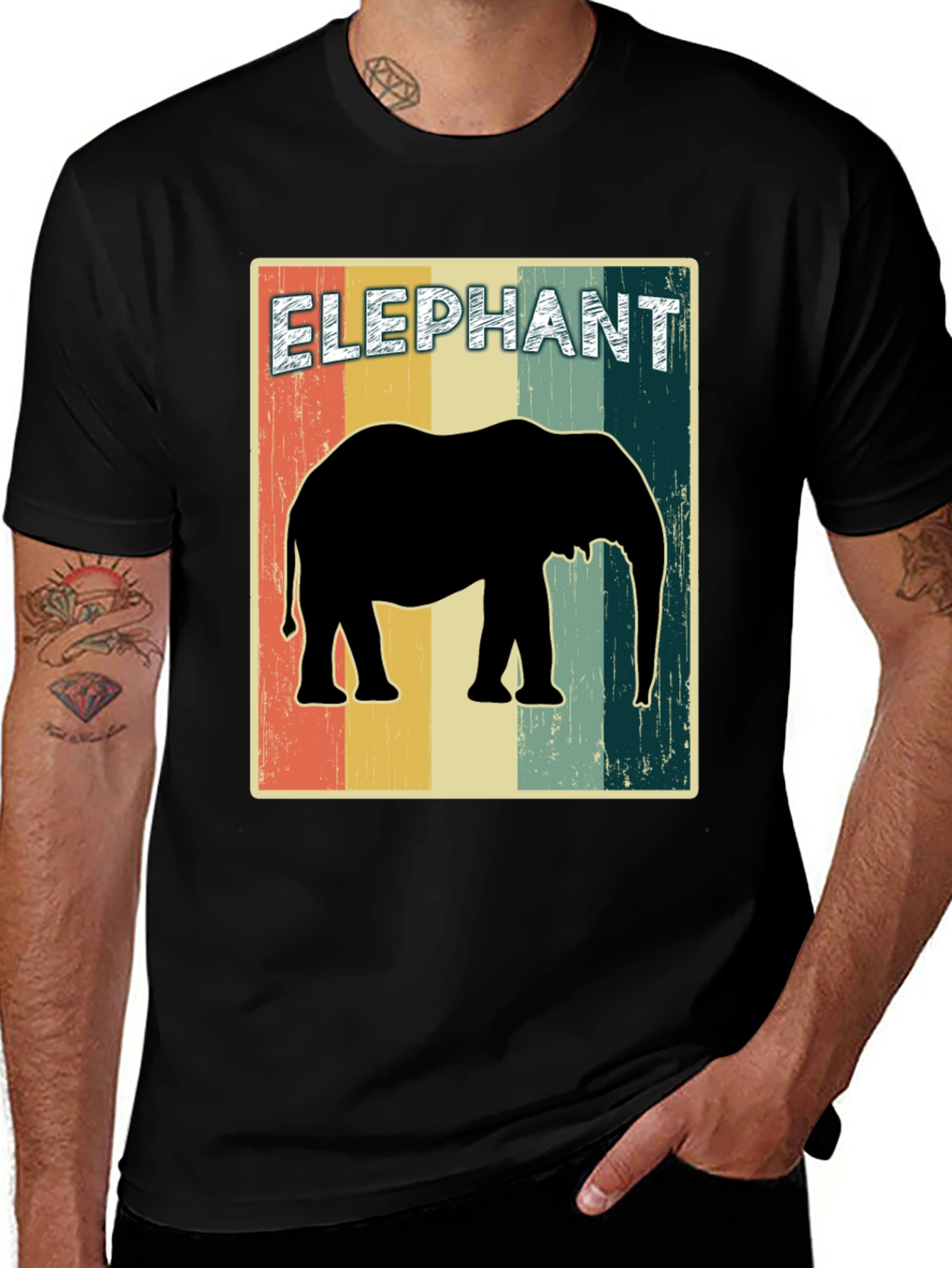 Variant 4 of Vintage Elephant T-Shirt