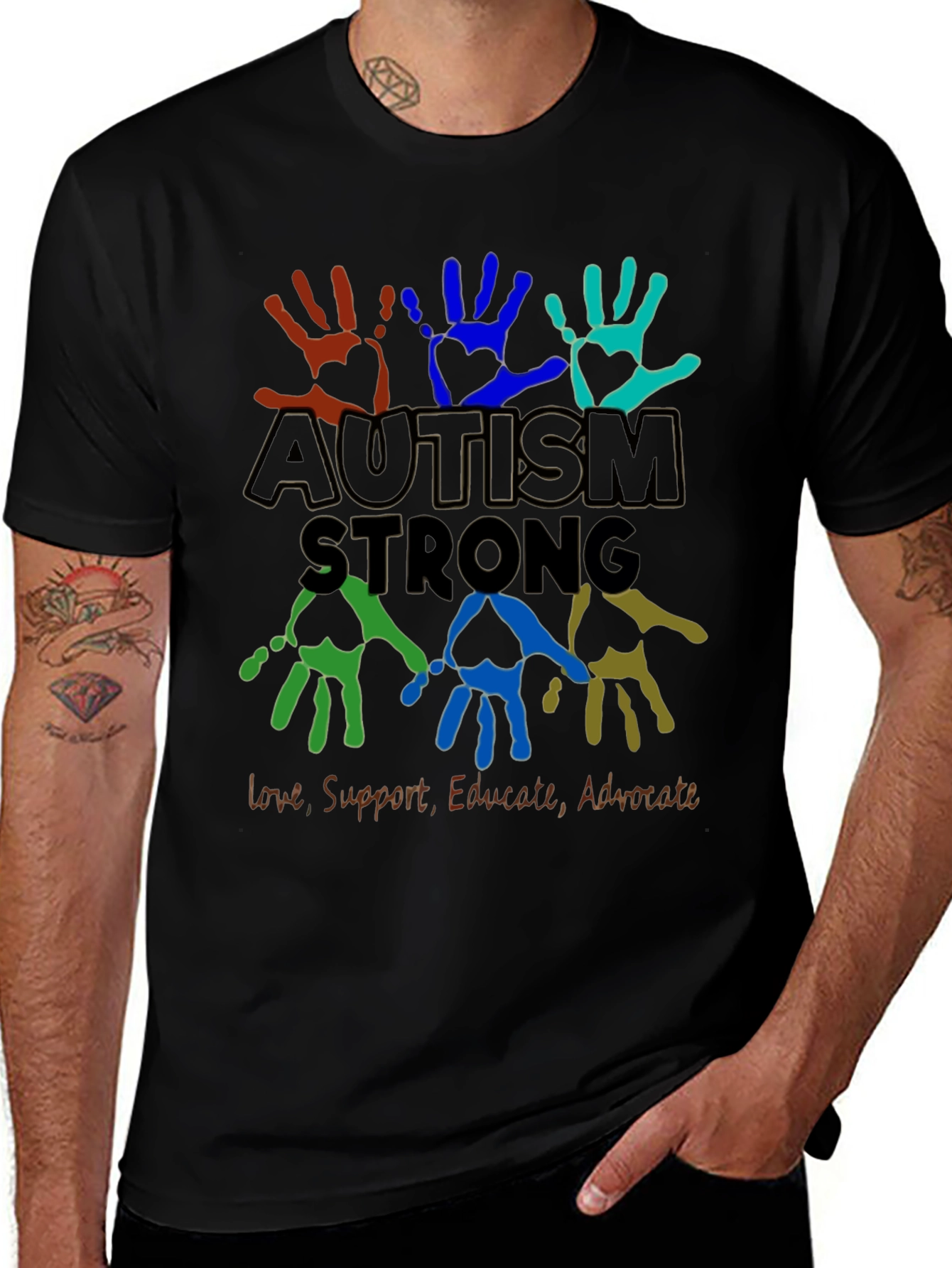 Variant 15 of Autism Strong Support T-Shirt