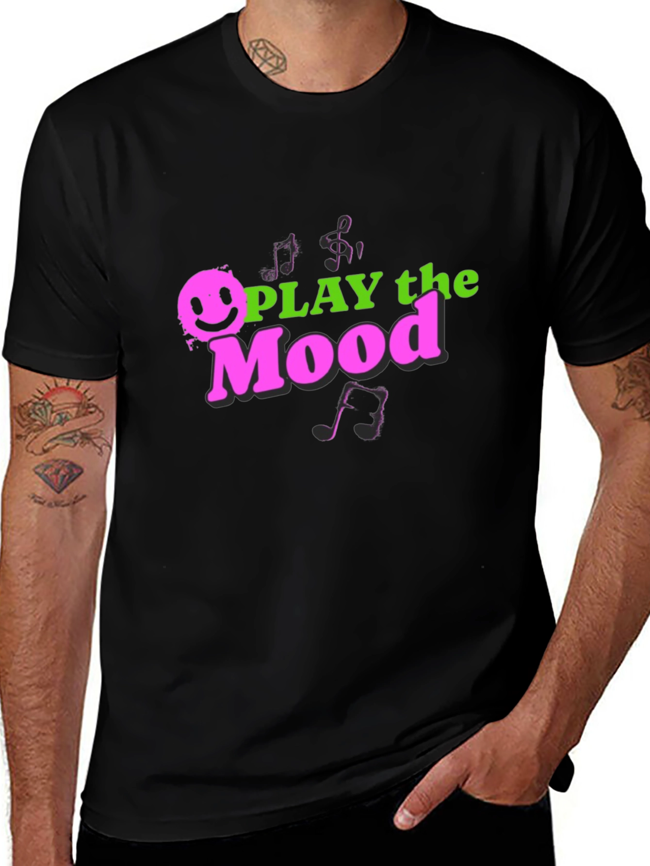 Variant 28 of Play the Mood Graphic T-Shirt