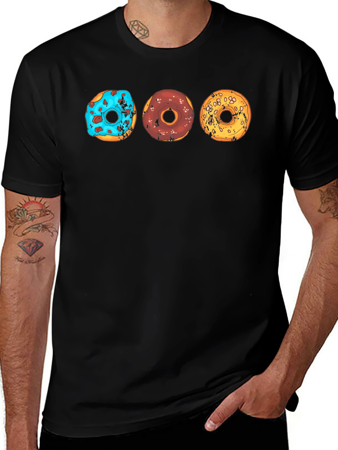 Variant 17 of Donut T-Shirt - Fun Graphic Tee