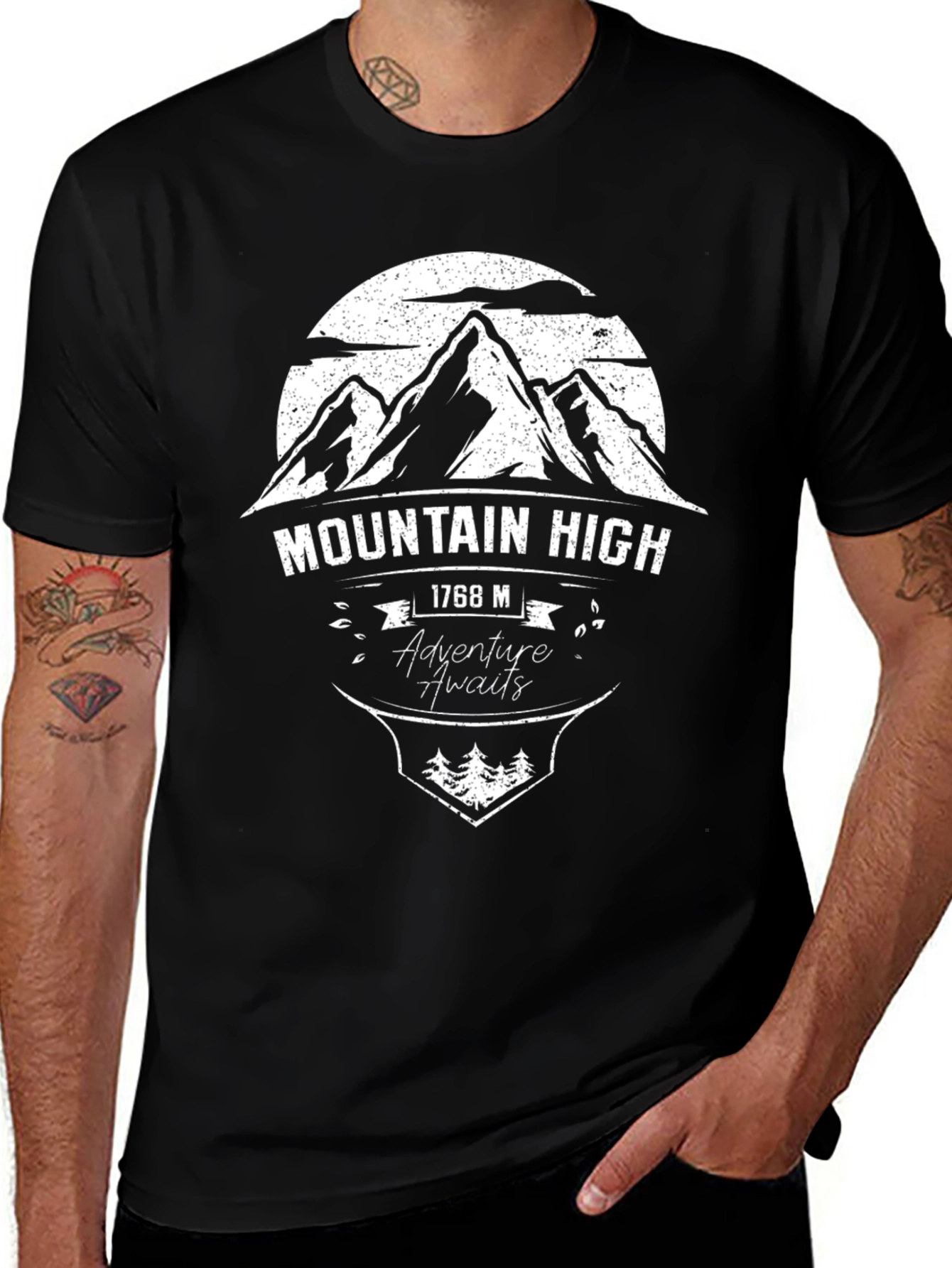 Variant 14 of Mountain High Adventure Awaits Graphic T-Shirt