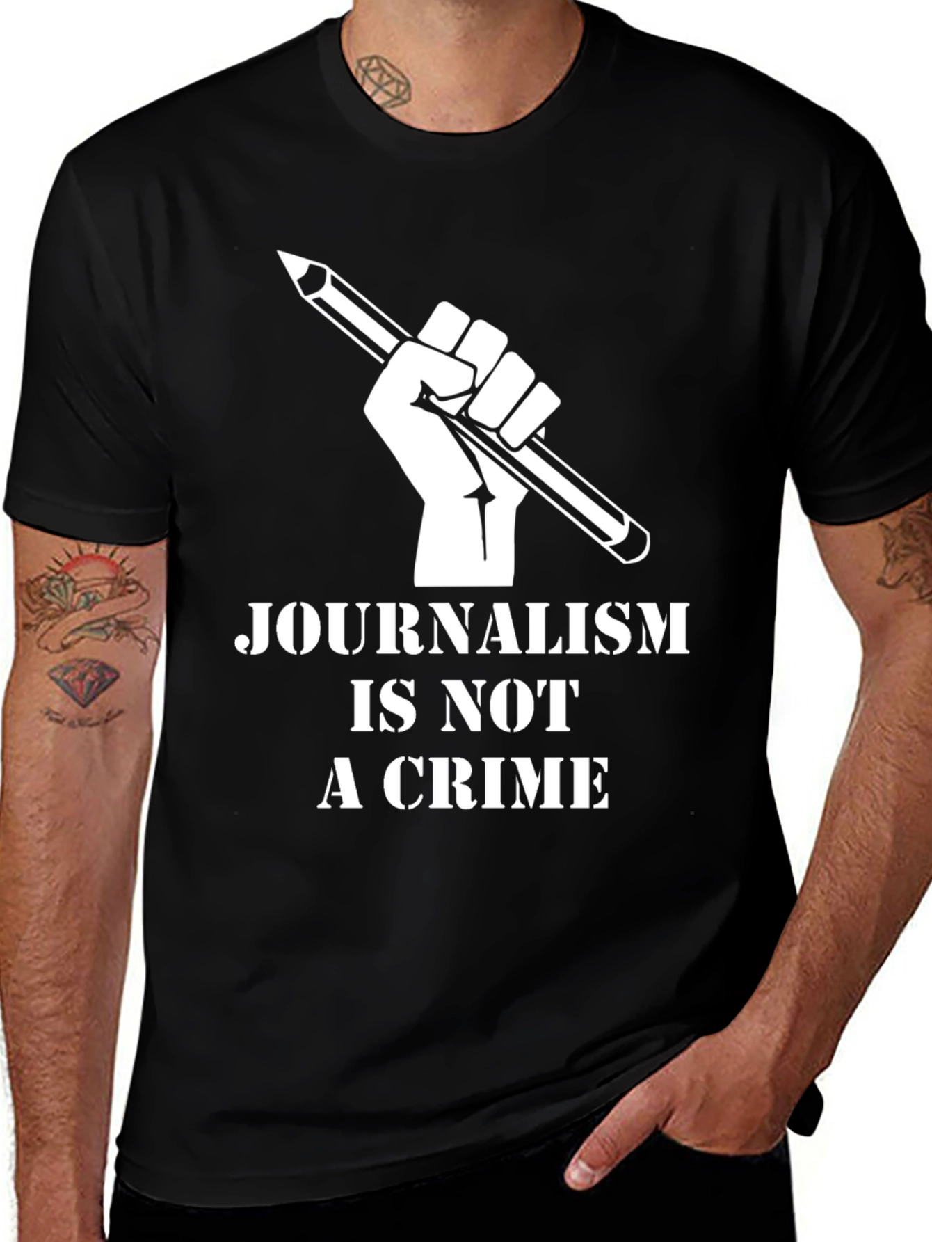 Journalism Is Not A Crime Graphic Tee