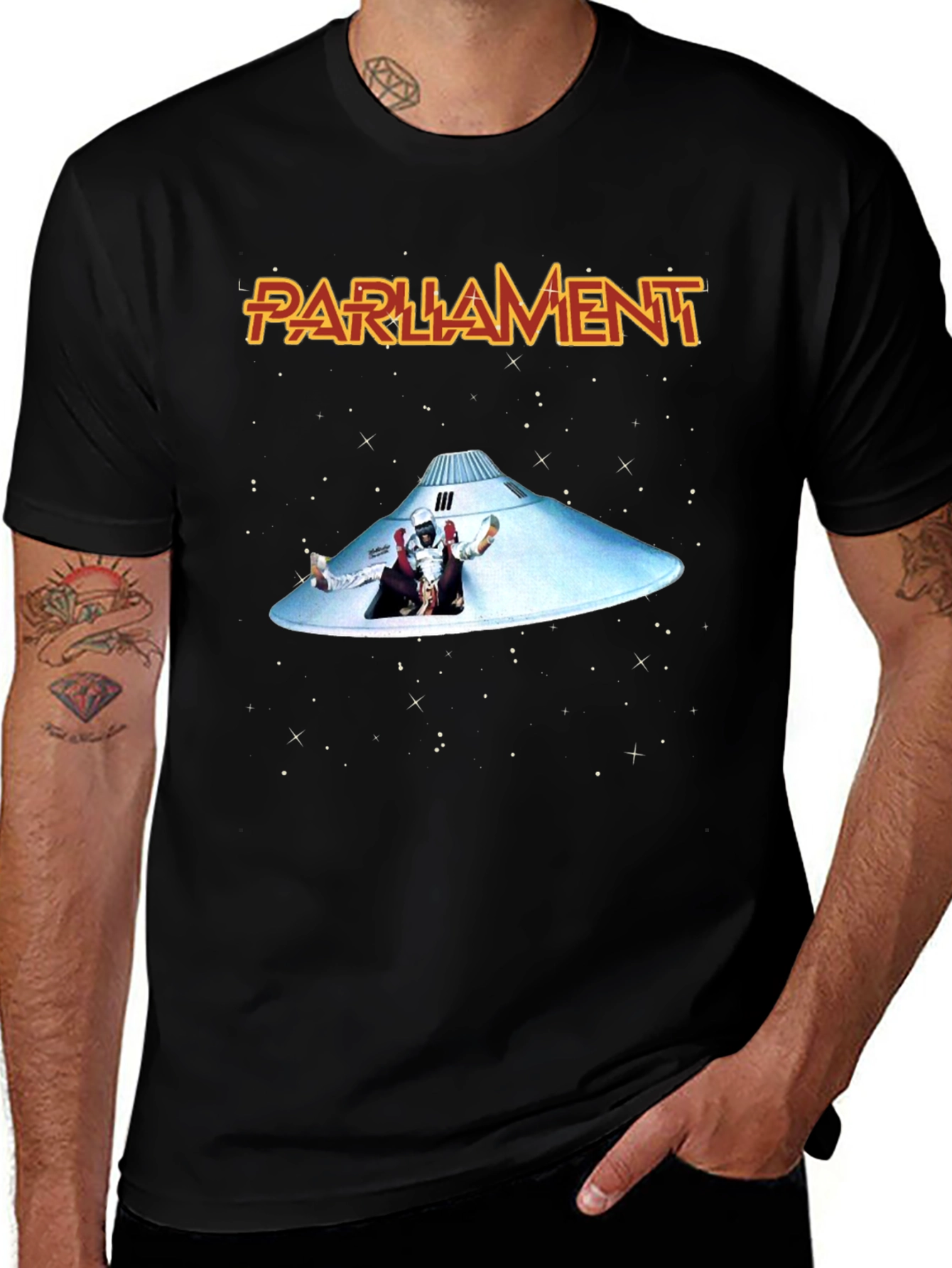 Variant 8 of Parliament Funkadelic T-Shirt - Black Graphic Tee