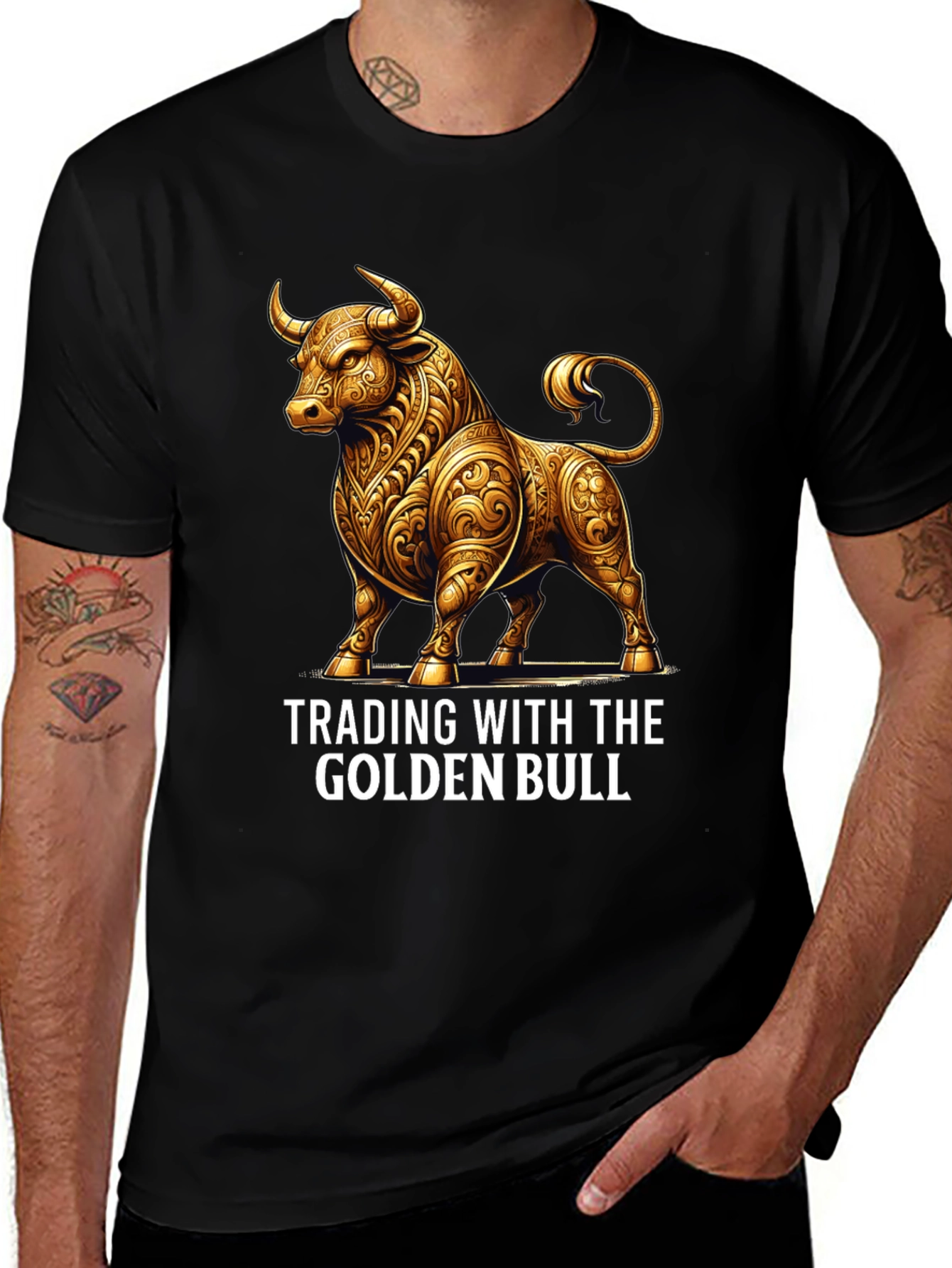 Variant 16 of Golden Bull Trading T-Shirt - Stylish Investment Apparel