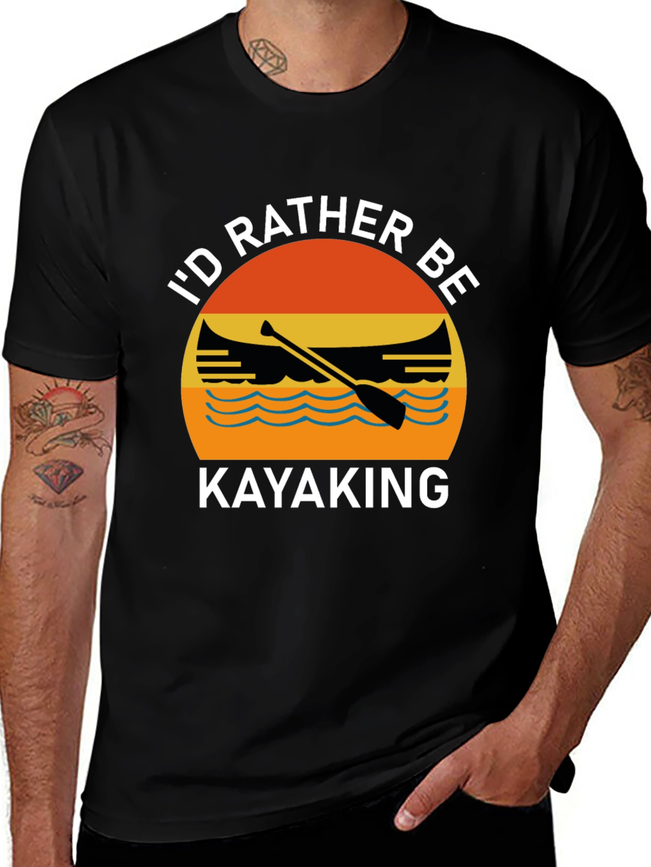 Variant 25 of Kayaking Graphic T-Shirt
