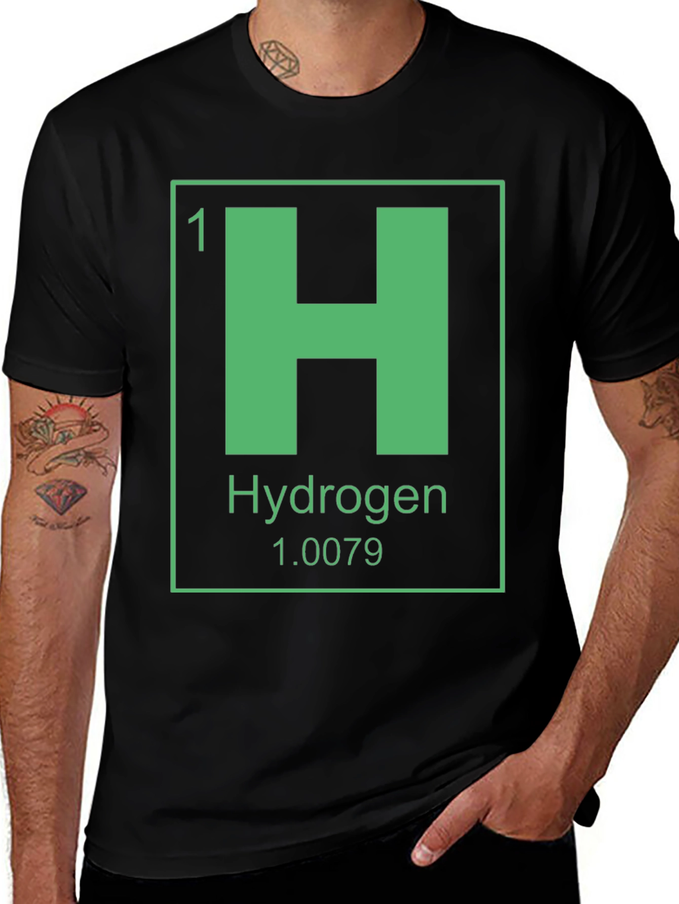 Hydrogen Element T-Shirt Science Geek Tee
