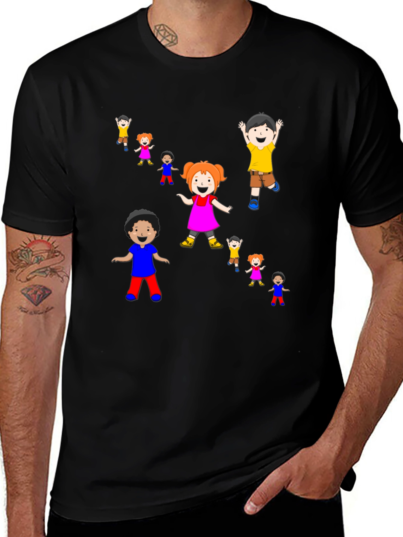 Variant 23 of Fun Kids Graphic Print T-Shirt