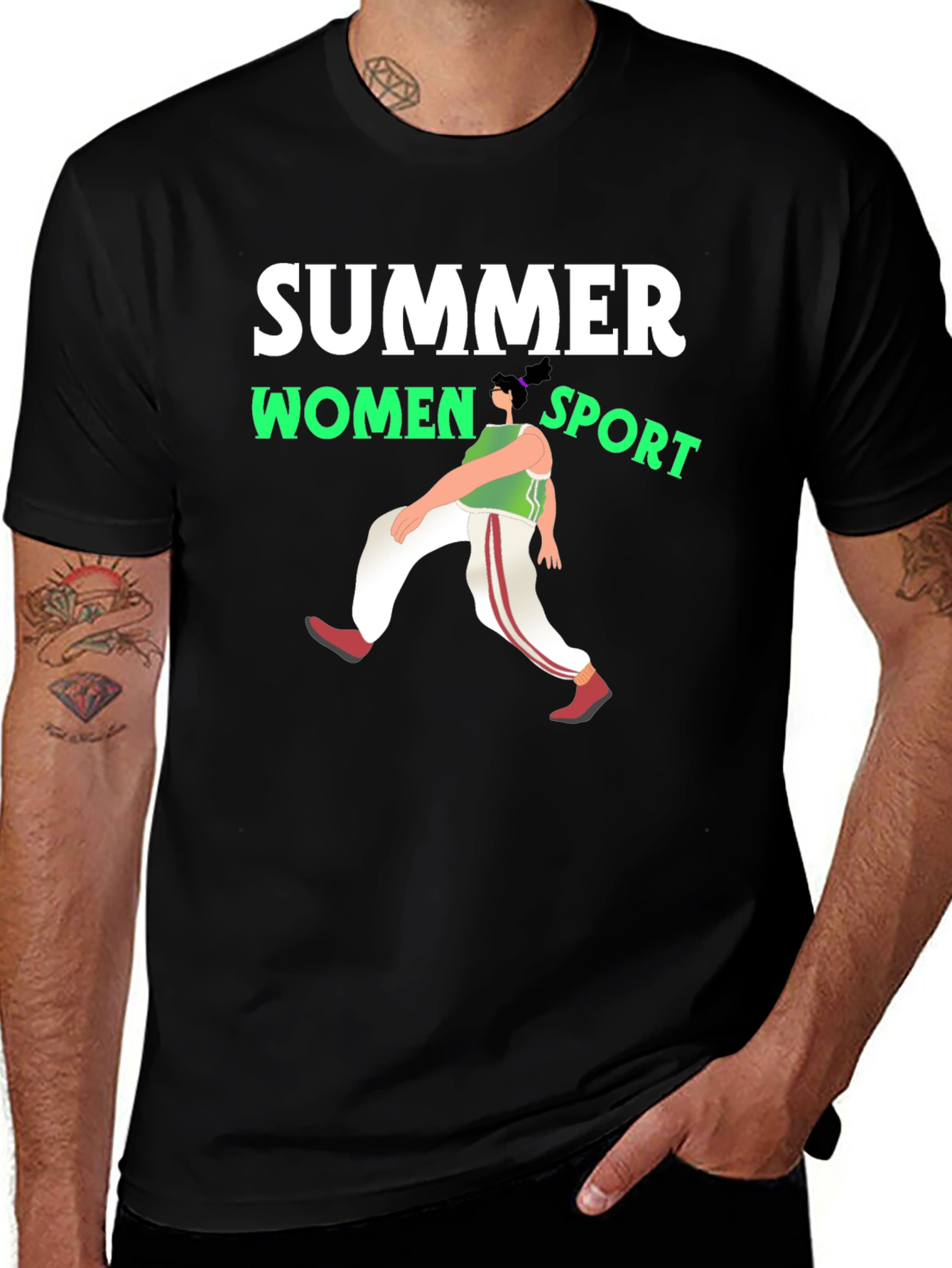 Variant 30 of Summer Women's Sport T-Shirt