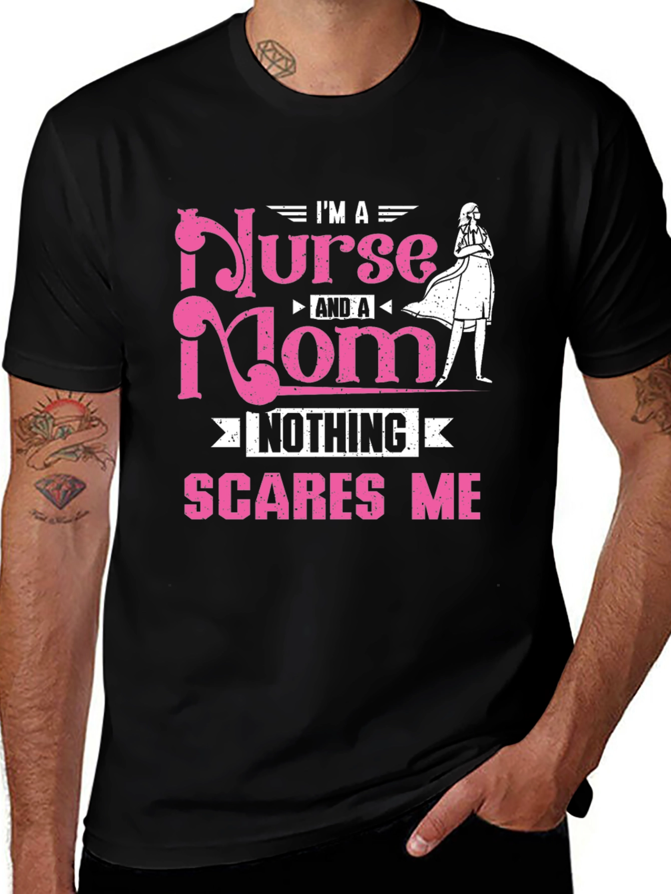 Variant 10 of Nurse Mom Graphic Tee