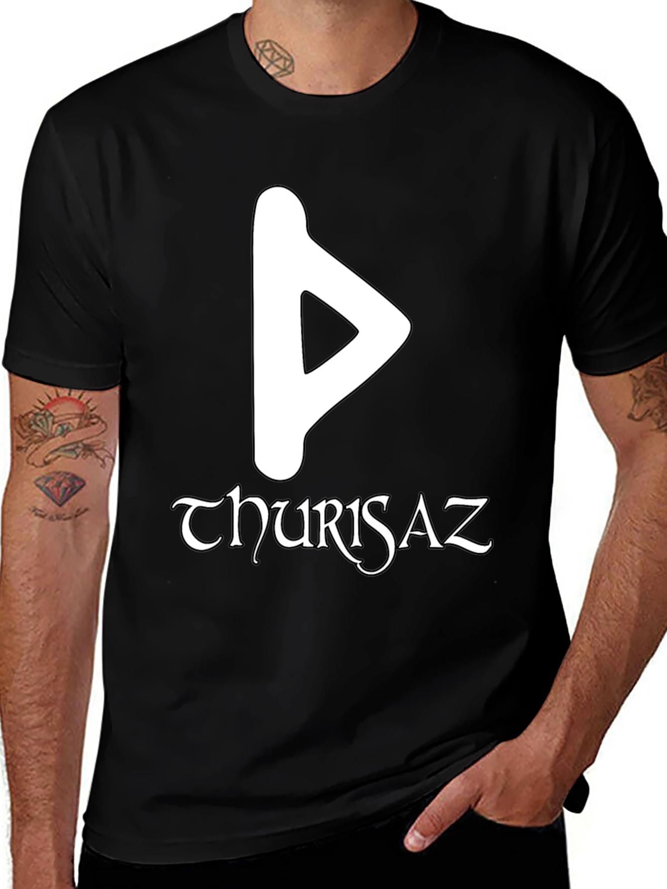 Variant 17 of Thurisaz Rune T-Shirt - Viking Norse Mythology