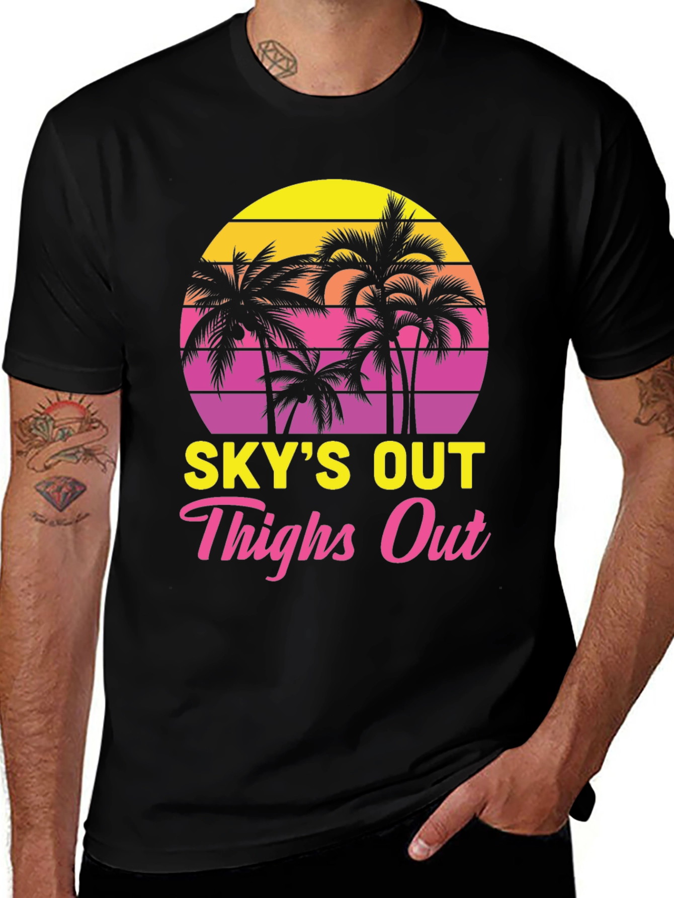 Variant 22 of Sky's Out Thighs Out Graphic Tee