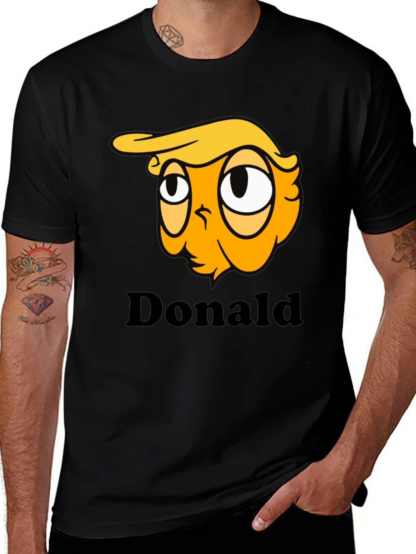 Variant 7 of Funny Trump Cartoon T-Shirt - Donald Tee