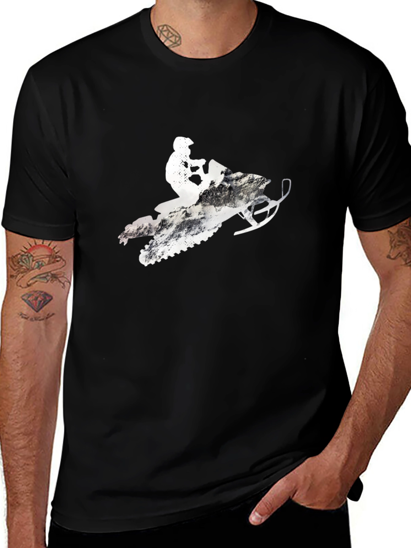 Variant 11 of Snowmobile T-Shirt - Ride the Winter