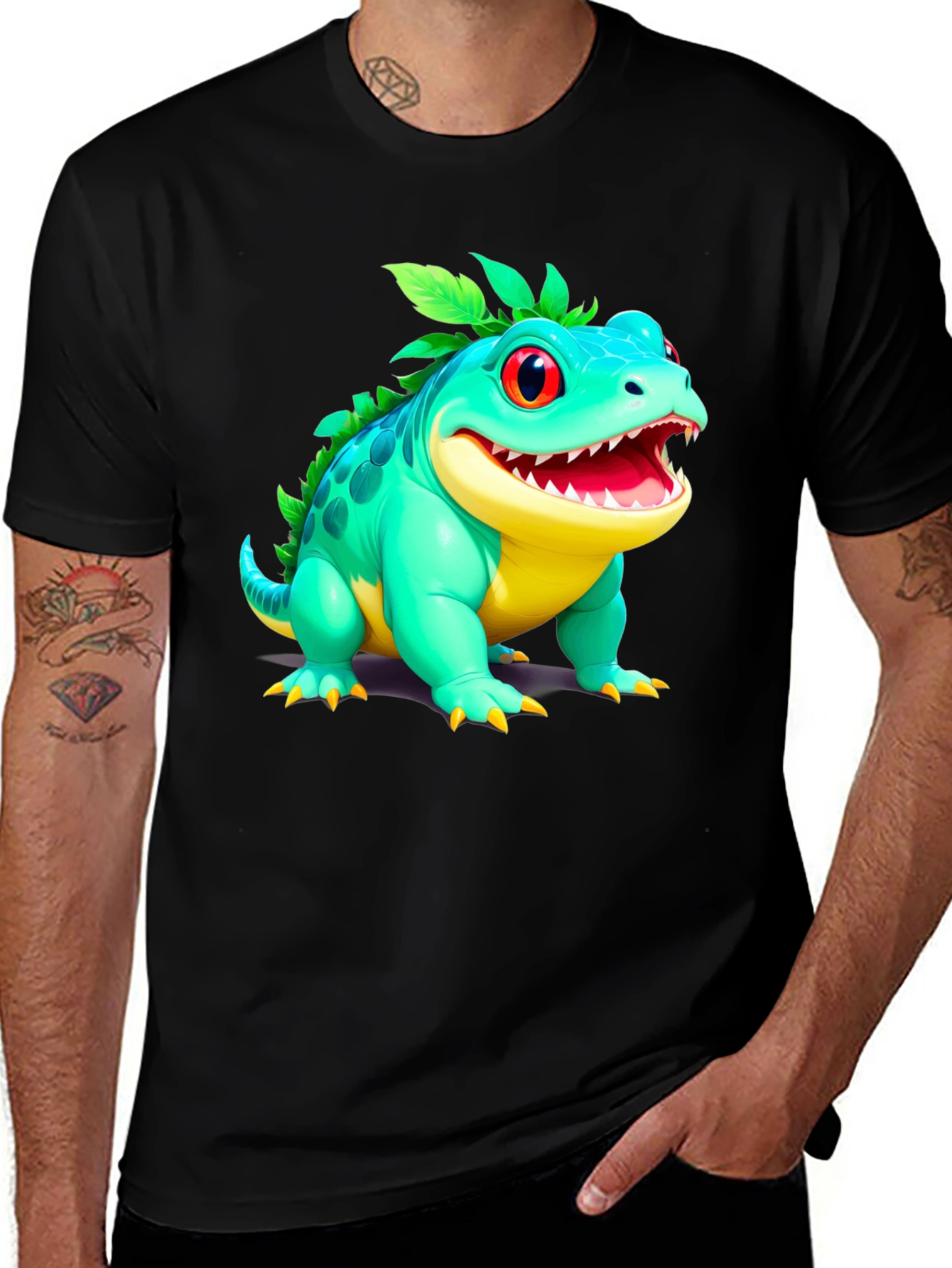 Variant 11 of Cartoon Lizard Graphic Tee