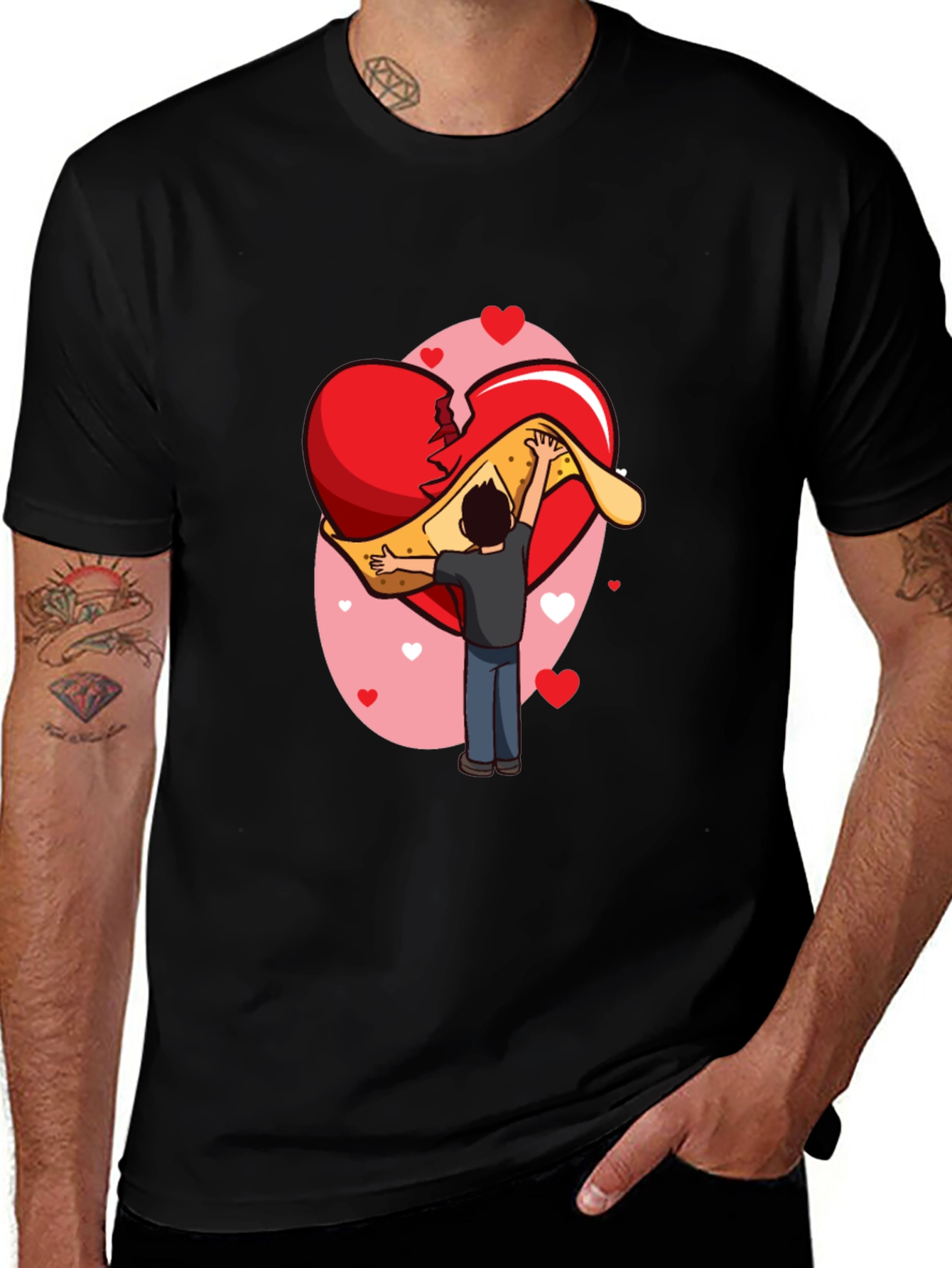 Variant 9 of Broken Heart T-Shirt - Healing Graphic Tee