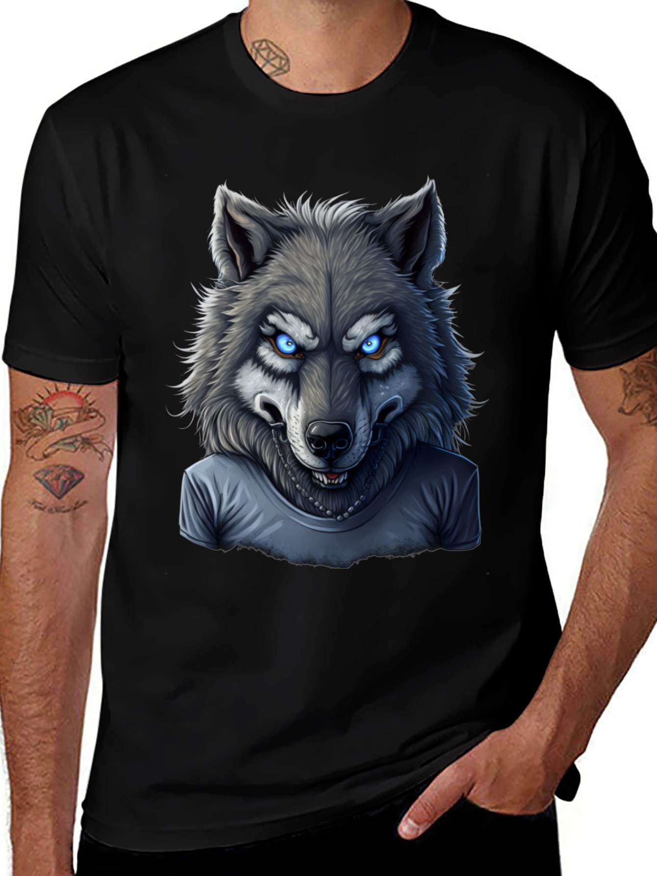 Variant 22 of Wolf T-Shirt: Fierce Graphic Tee