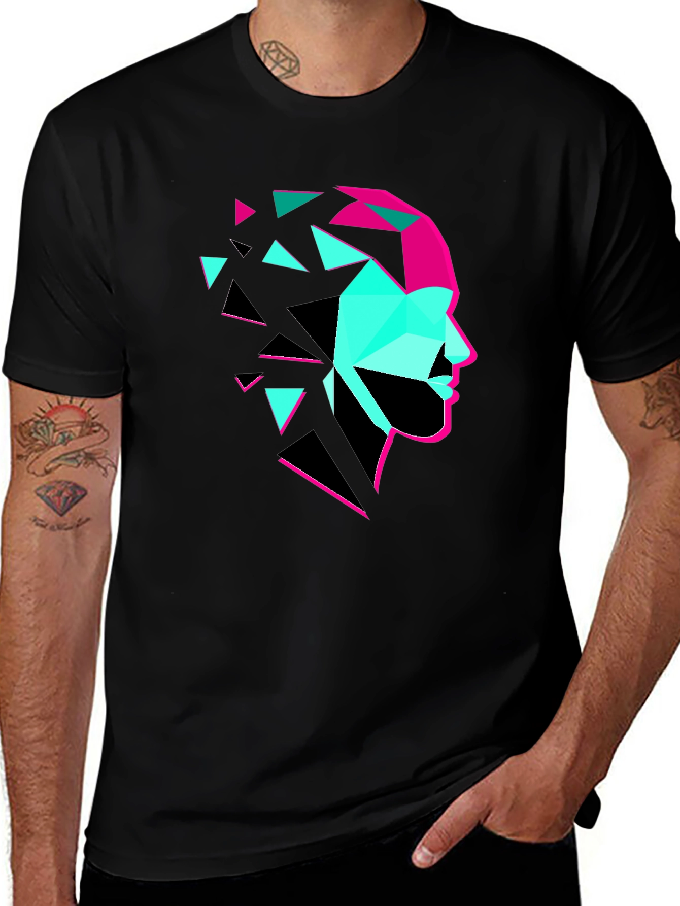 Variant 15 of Geometric Mind T-Shirt - Abstract Art Tee