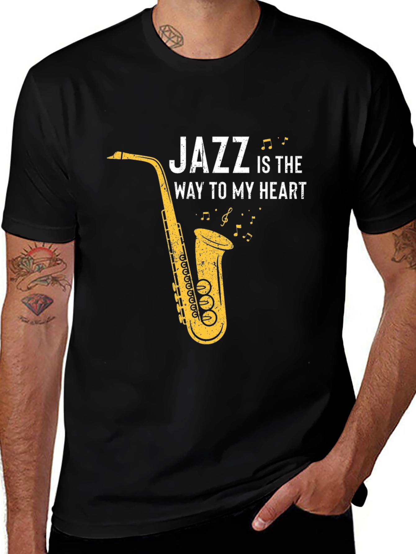Variant 19 of Jazz is the Way to My Heart Graphic Tee