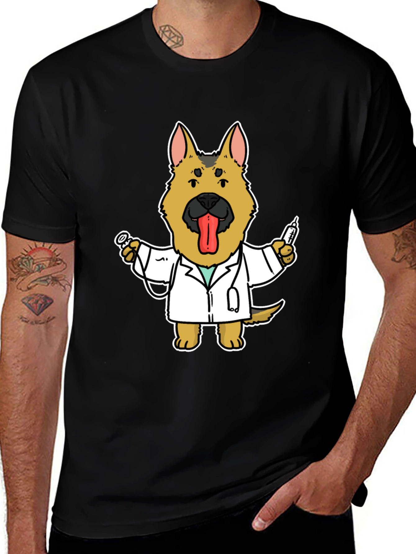 Dog Veterinarian Graphic T-Shirt - Unisex