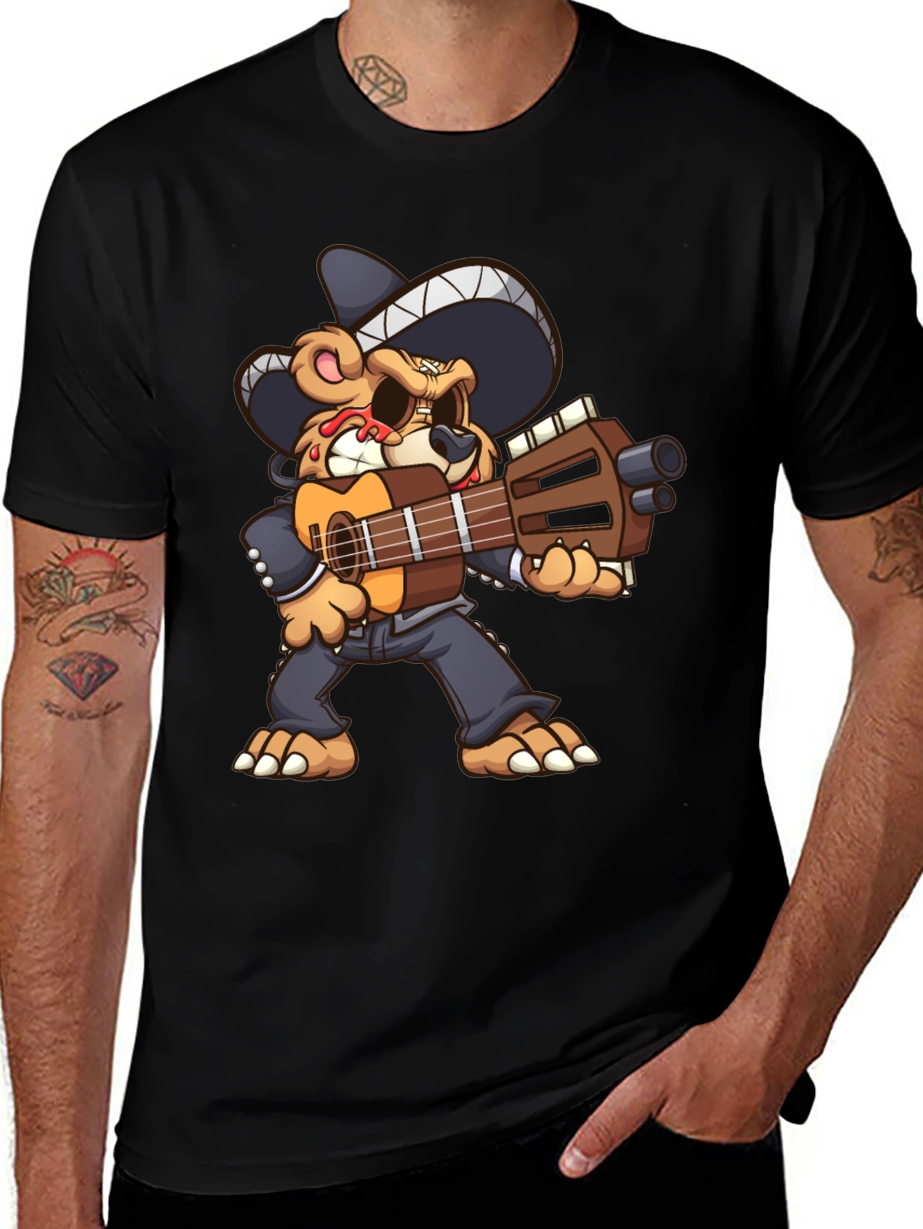 Variant 9 of Mariachi Bear Graphic T-Shirt