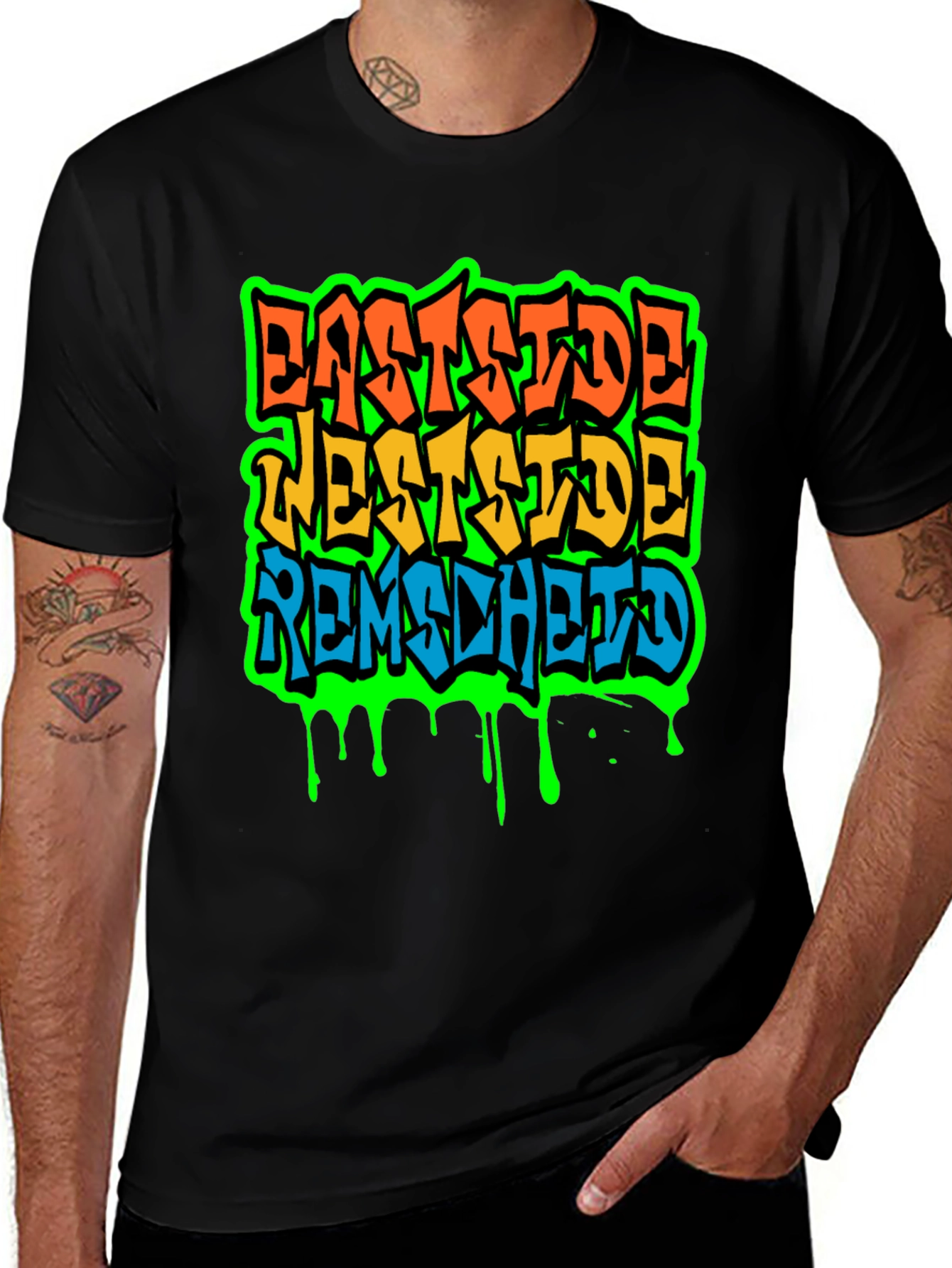 Variant 2 of Eastside Westside Remscheid Graffiti T-Shirt