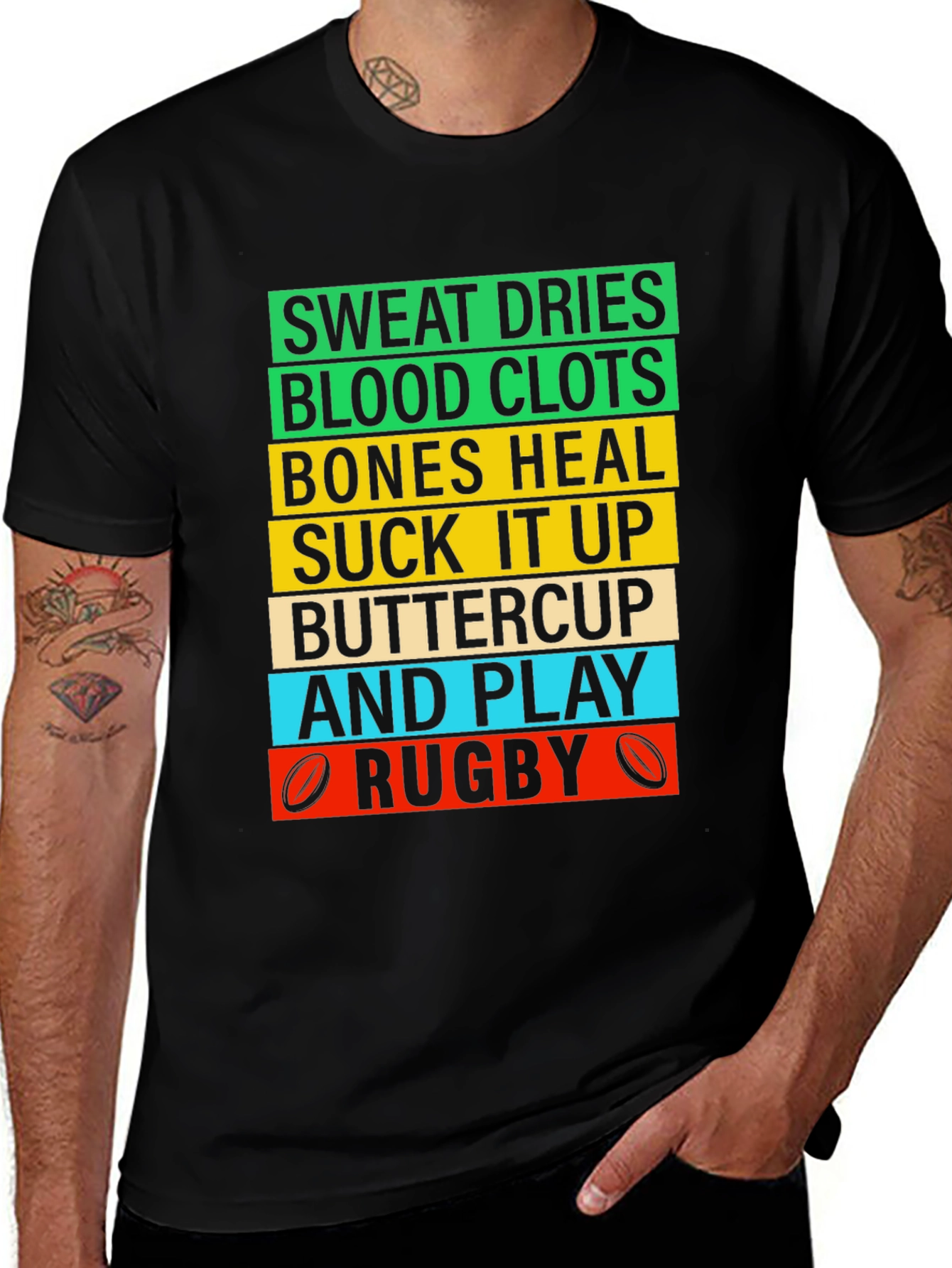 Variant 29 of Rugby Sweat Dries Graphic T-Shirt