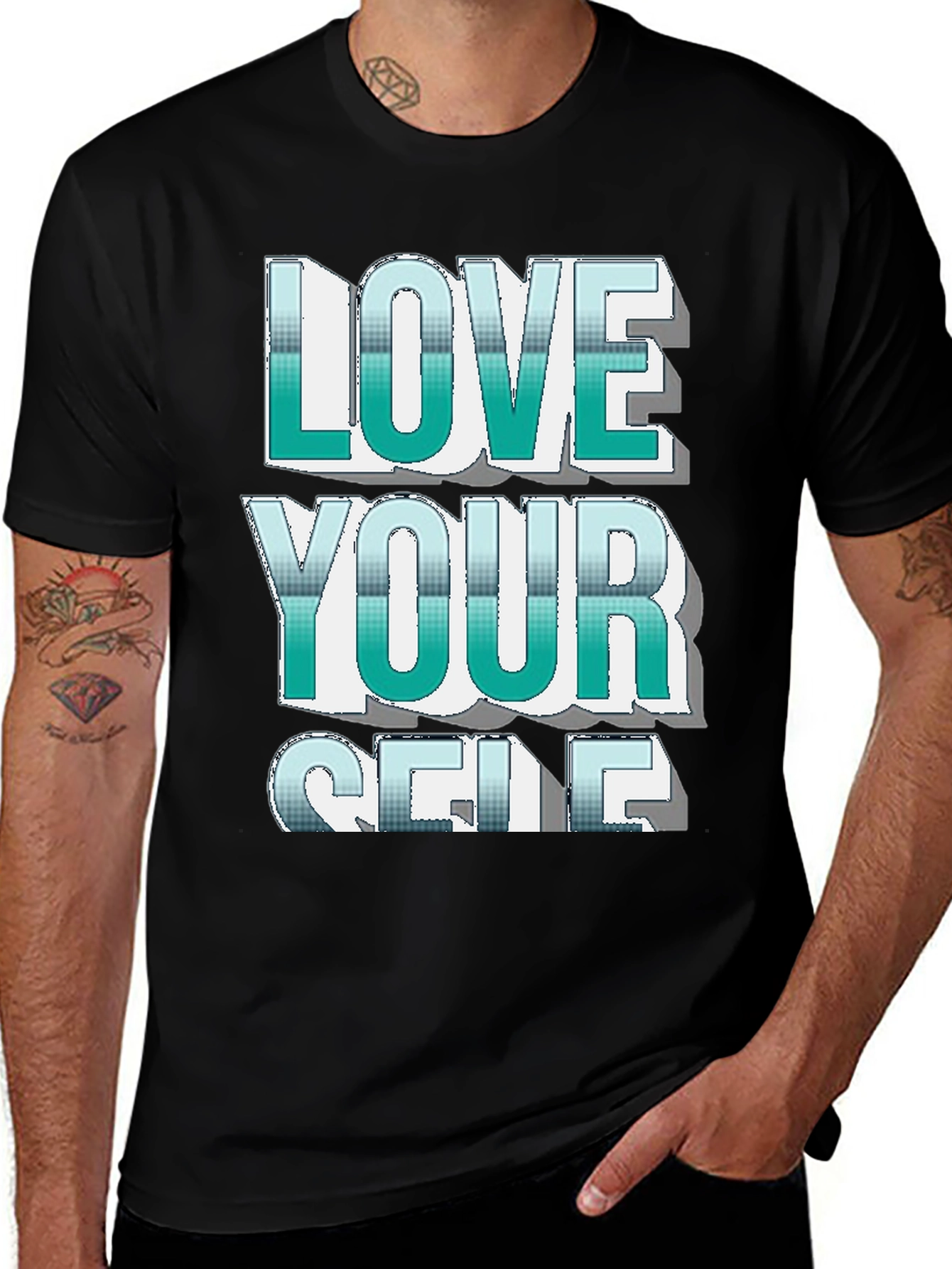 Variant 13 of Love Yourself Graphic Tee - Stylish Comfort Fit