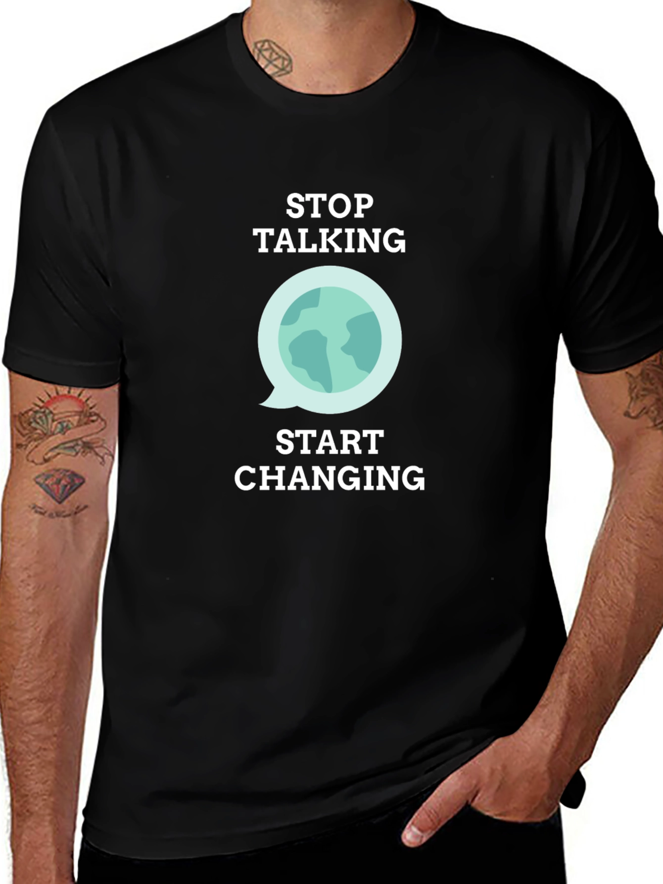 Variant 19 of Eco-Friendly Change T-Shirt