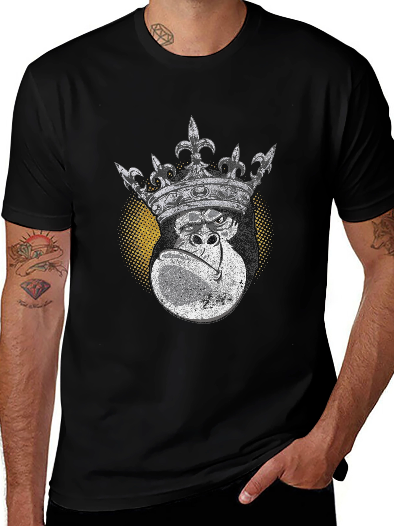 Variant 26 of King Kong Graphic Tee - Black T-Shirt