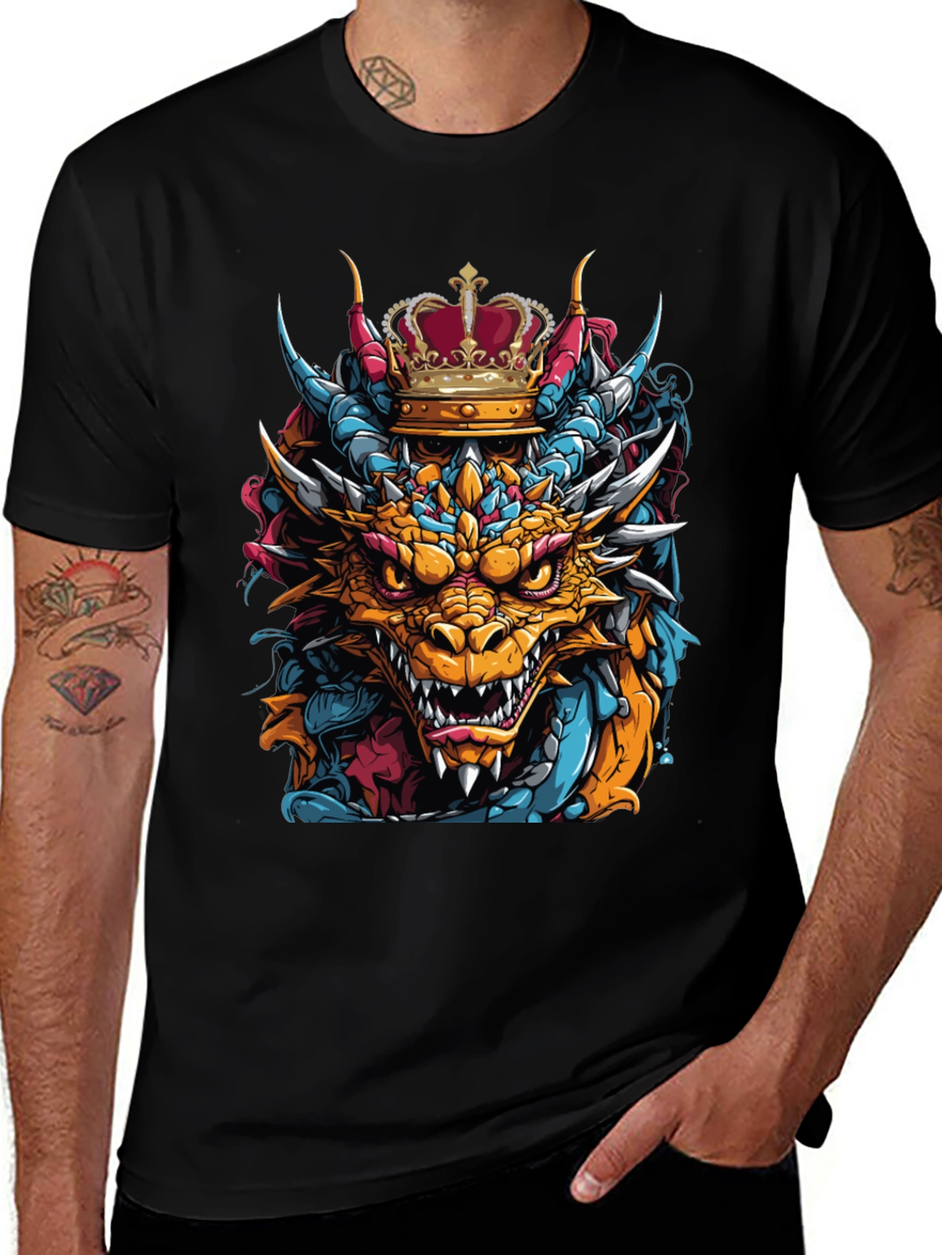 Variant 20 of Dragon King Graphic Tee - Bold Streetwear