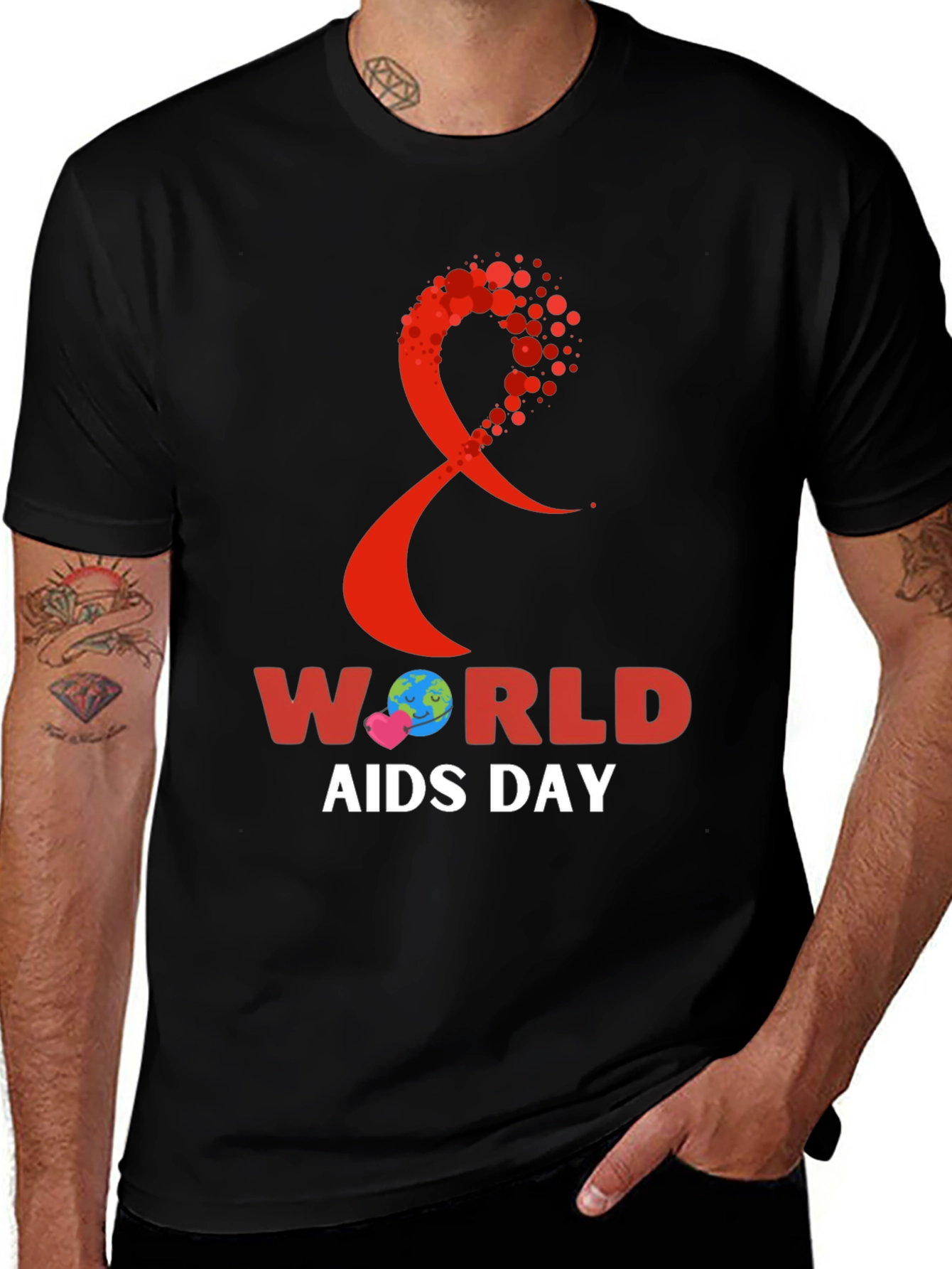 World AIDS Day Awareness Ribbon T-Shirt
