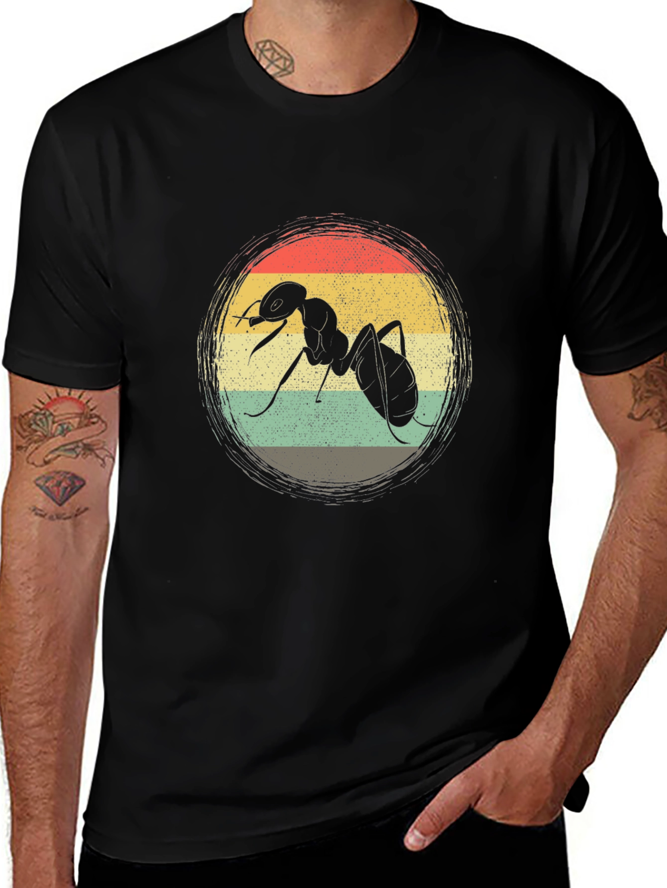 Variant 4 of Vintage Ant Graphic T-Shirt - Retro Style