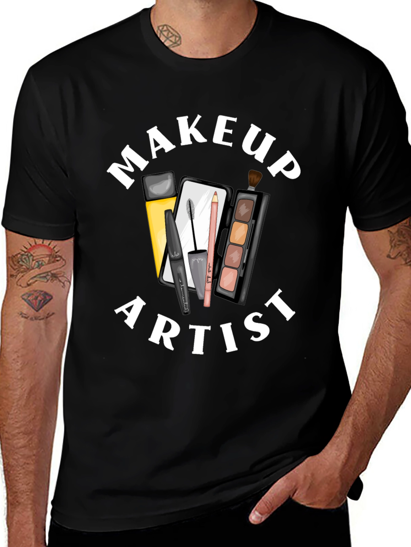 Variant 4 of Makeup Artist T-Shirt - Beauty Pro Apparel